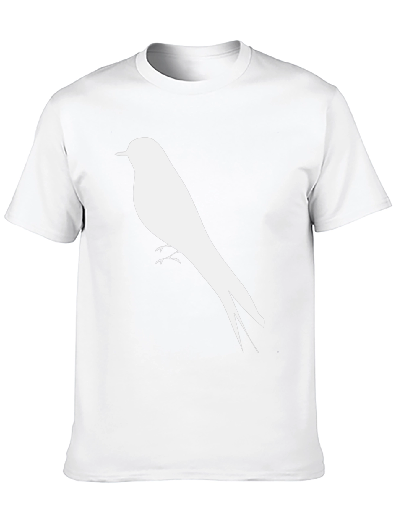 Black Bird Silhouette T-Shirt - Classic Style