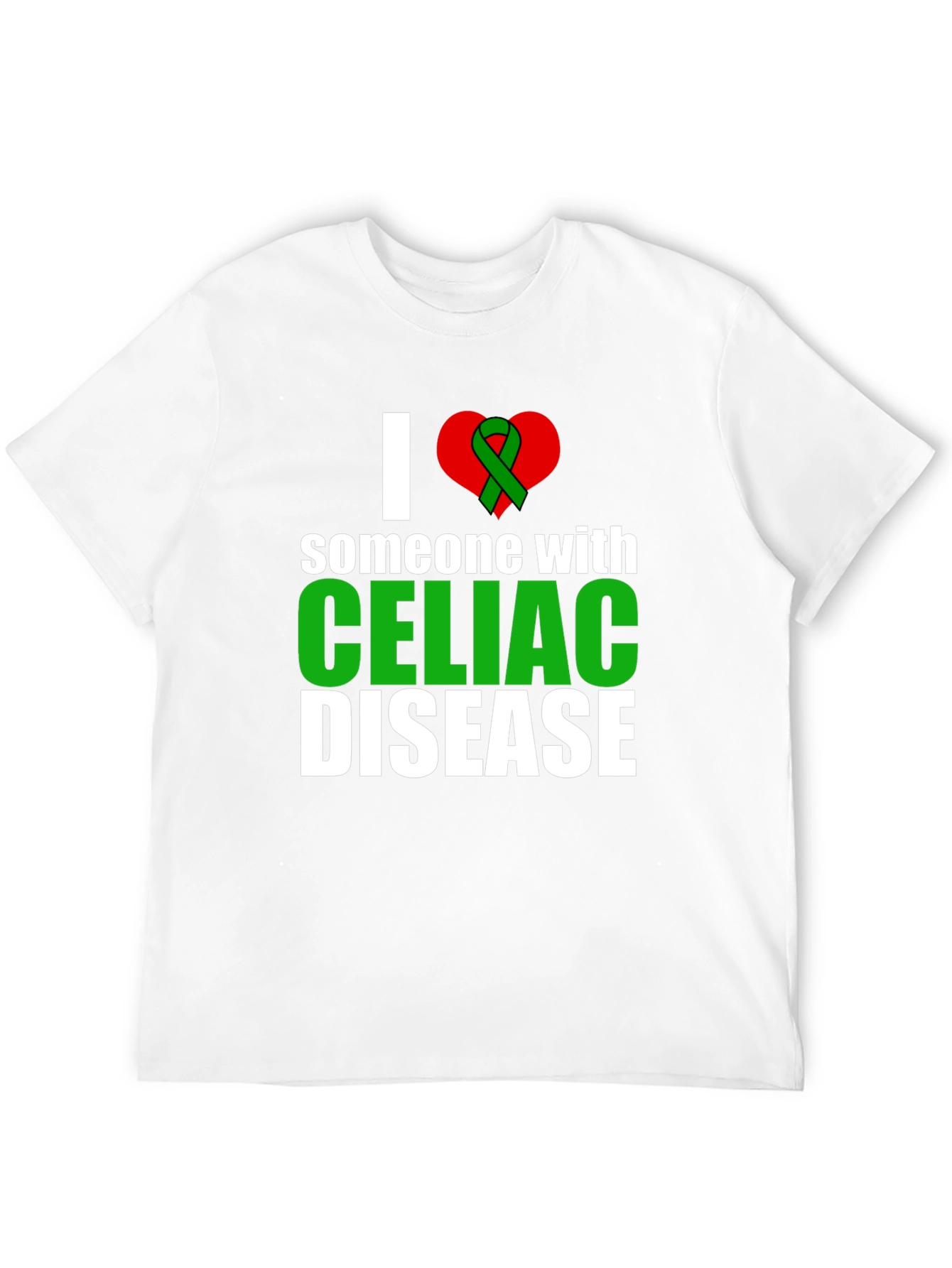 I Love Someone with Celiac Disease Awareness T-Shirt