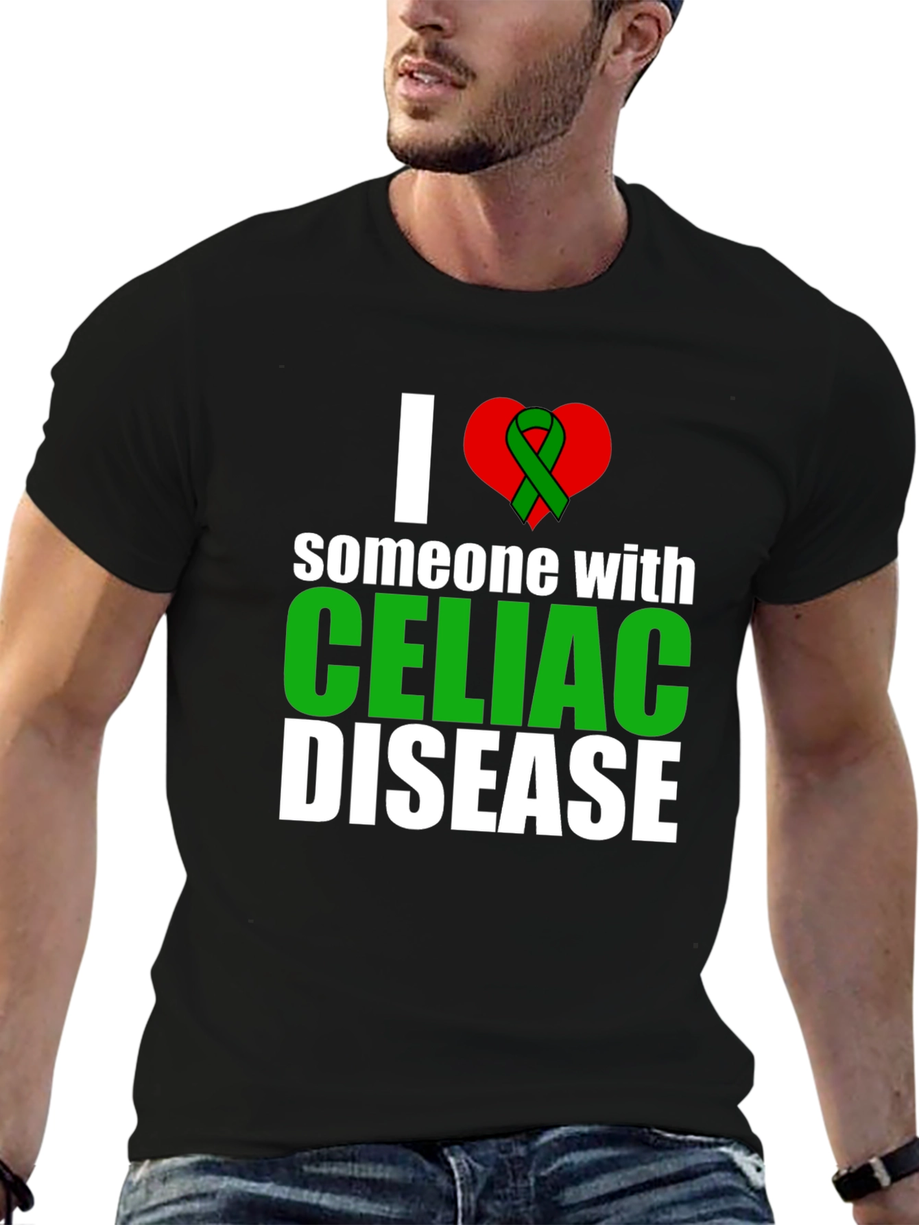 I Love Someone with Celiac Disease Awareness T-Shirt