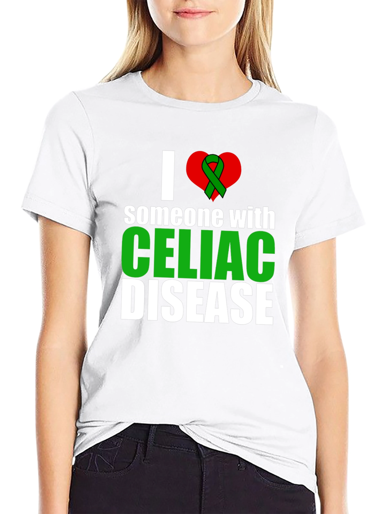 I Love Someone with Celiac Disease Awareness T-Shirt