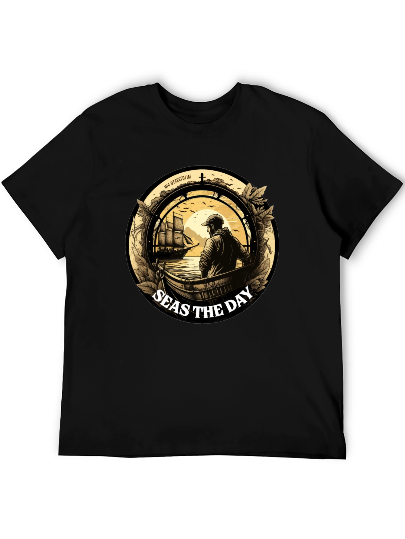 Seas the Day Graphic T-Shirt - Maritime Adventure