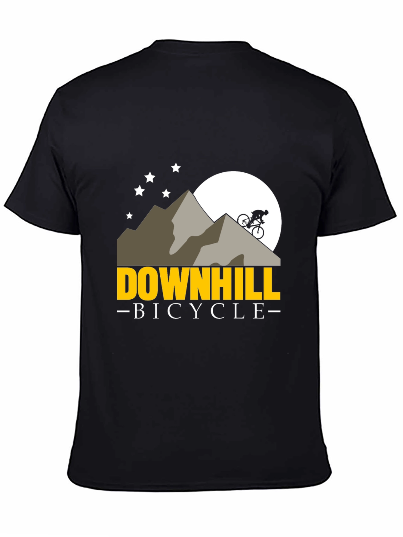 Downhill Bicycle Mountain T-Shirt