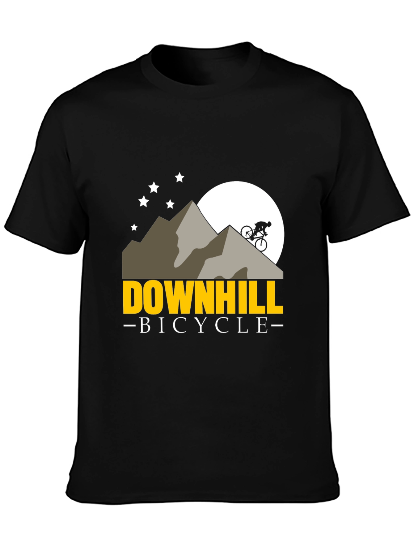 Downhill Bicycle Mountain T-Shirt