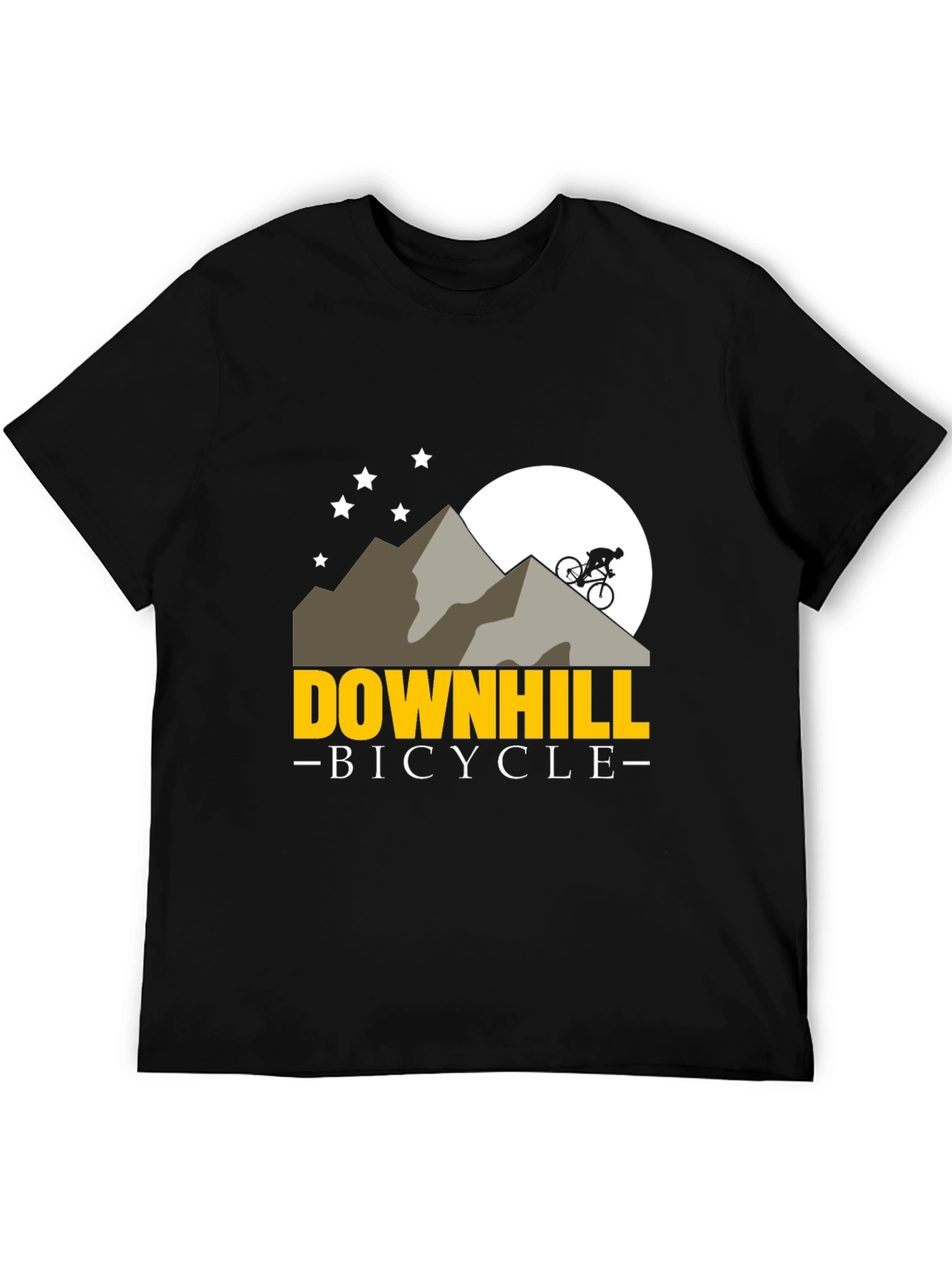 Downhill Bicycle Mountain T-Shirt