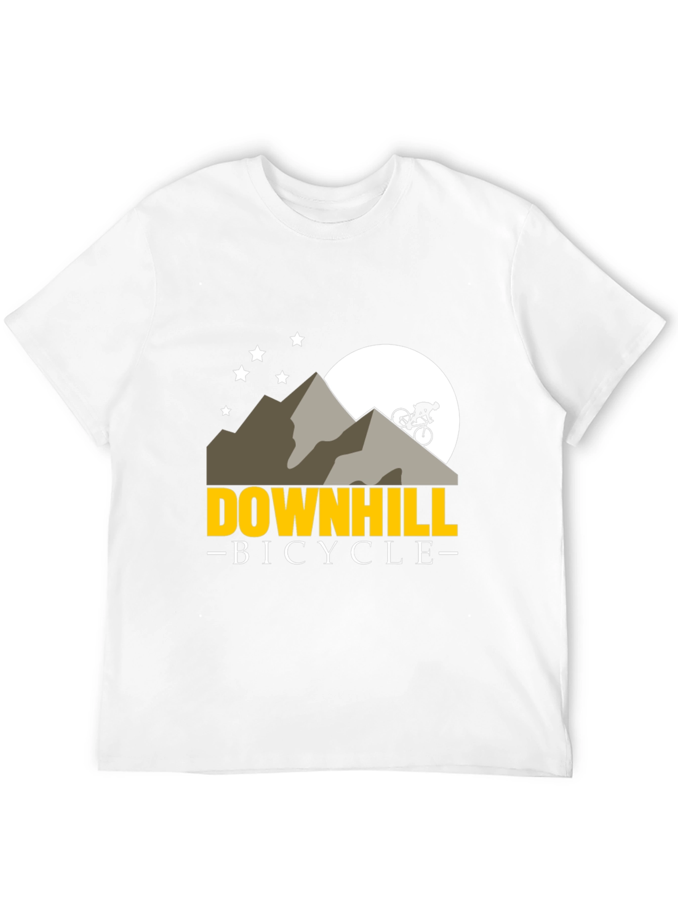 Downhill Bicycle Mountain T-Shirt