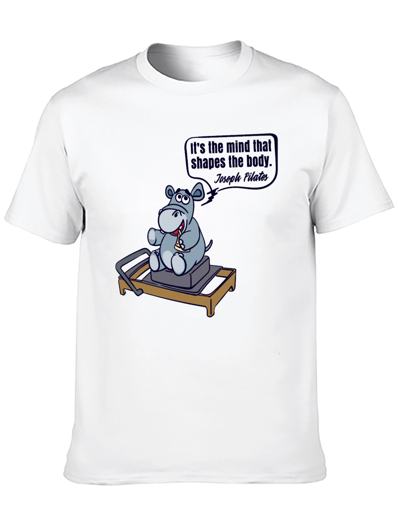 Pilates Hippo Tee - Mind Shapes Body