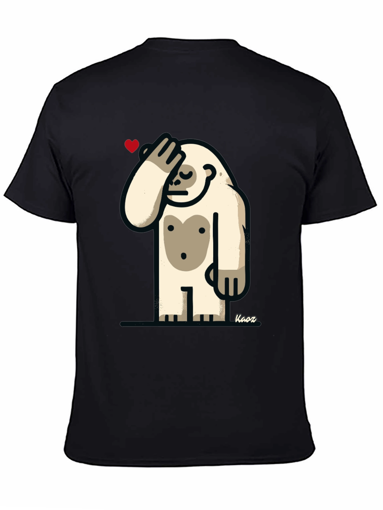 Funny Yeti Heart T-Shirt