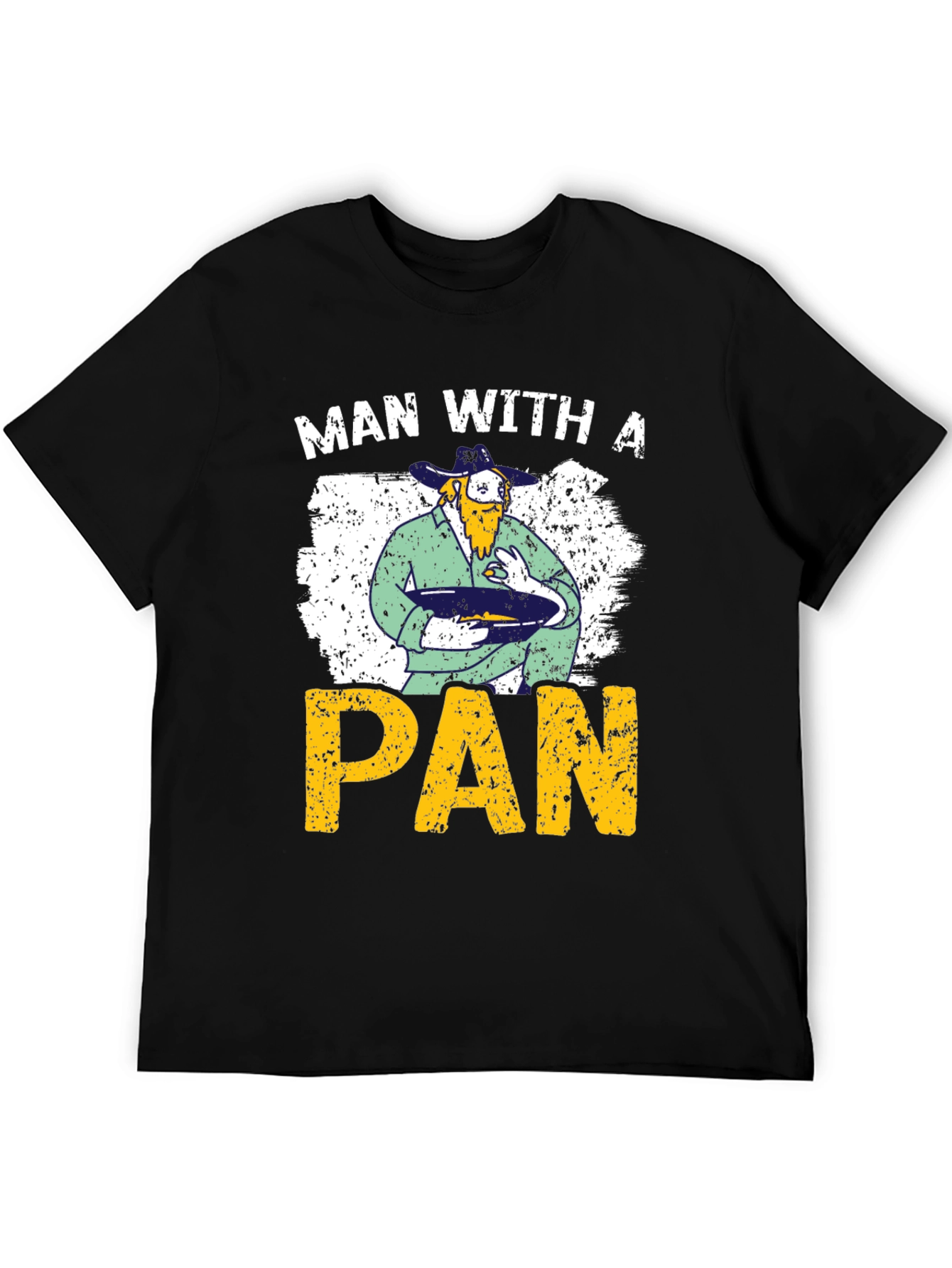 Man with a Pan Novelty T-Shirt