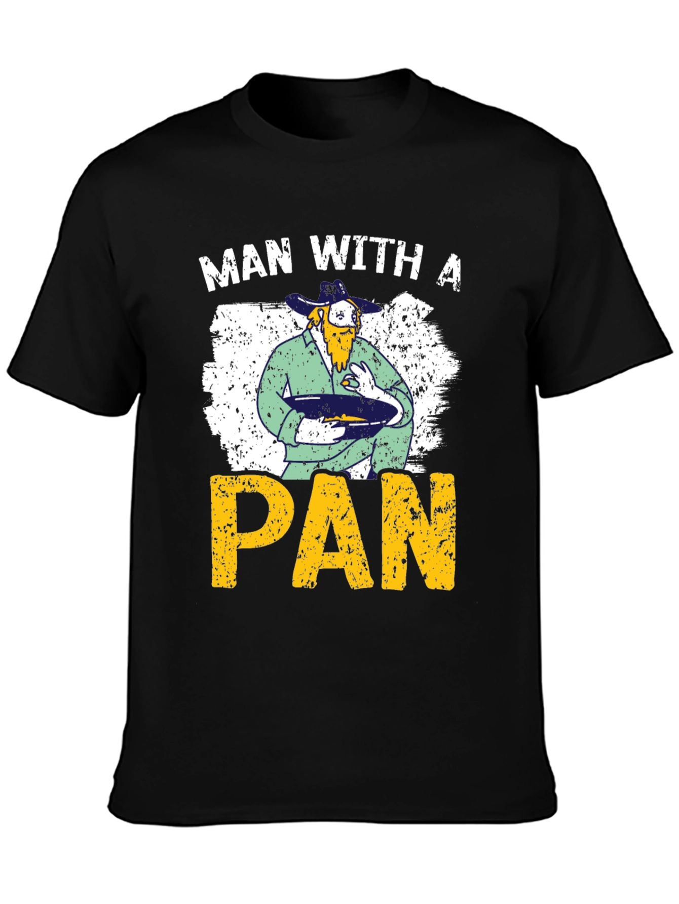 Man with a Pan Novelty T-Shirt