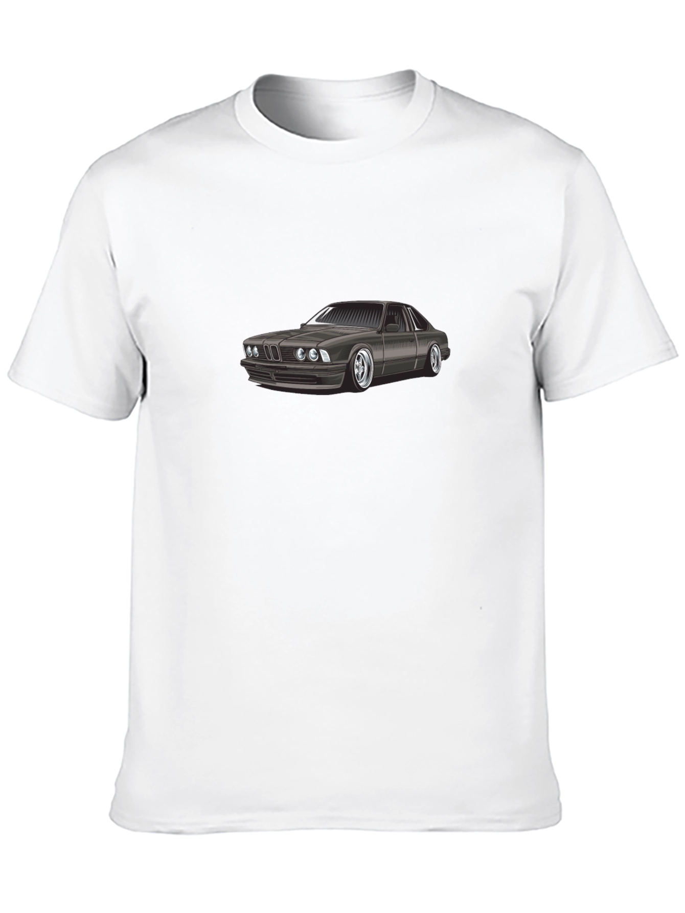 Classic Car Graphic Tee - Black Cotton