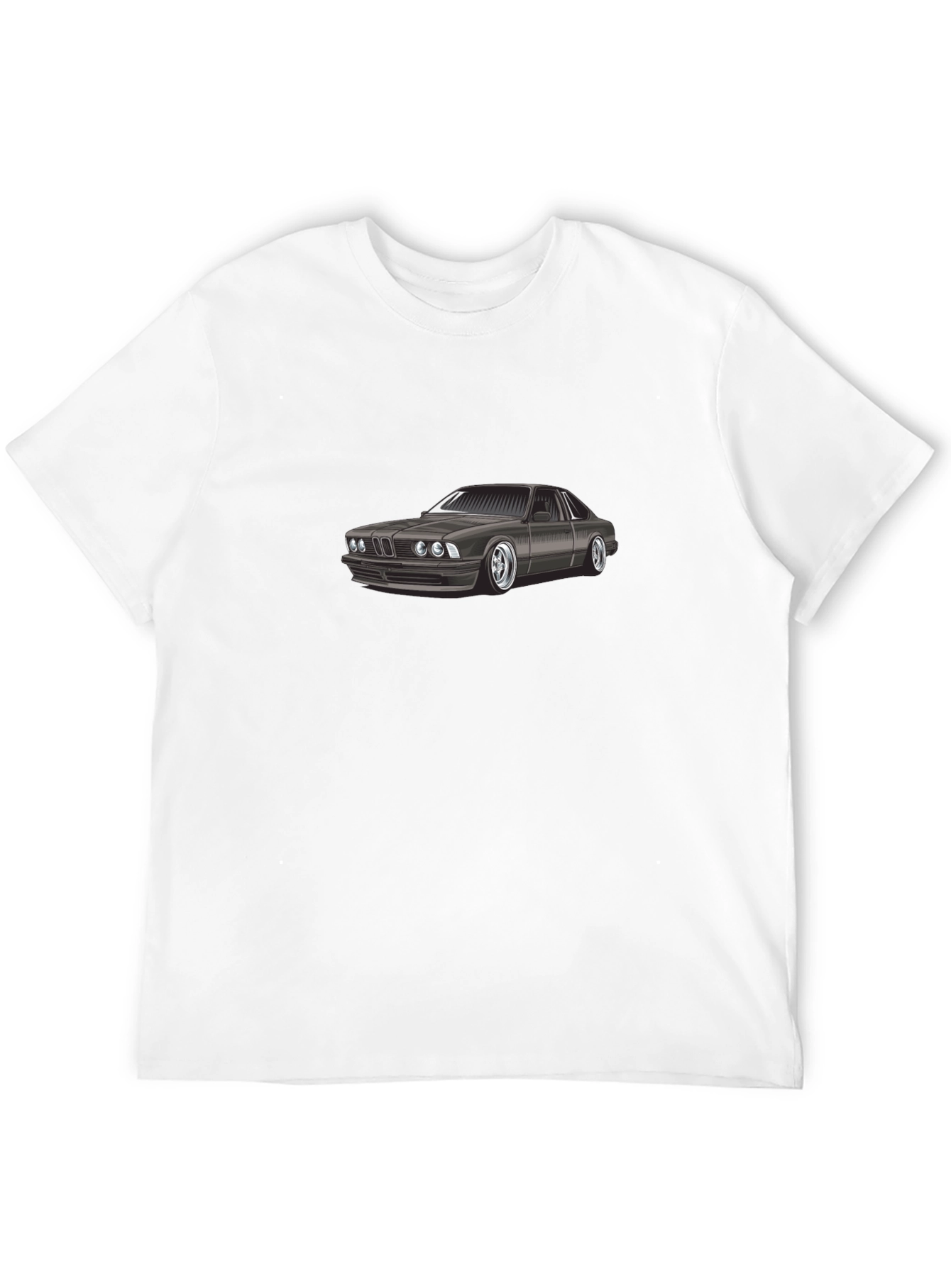 Classic Car Graphic Tee - Black Cotton