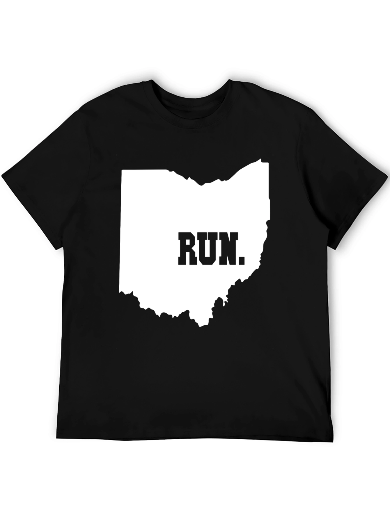 Ohio Run T-Shirt - Black Graphic Tee