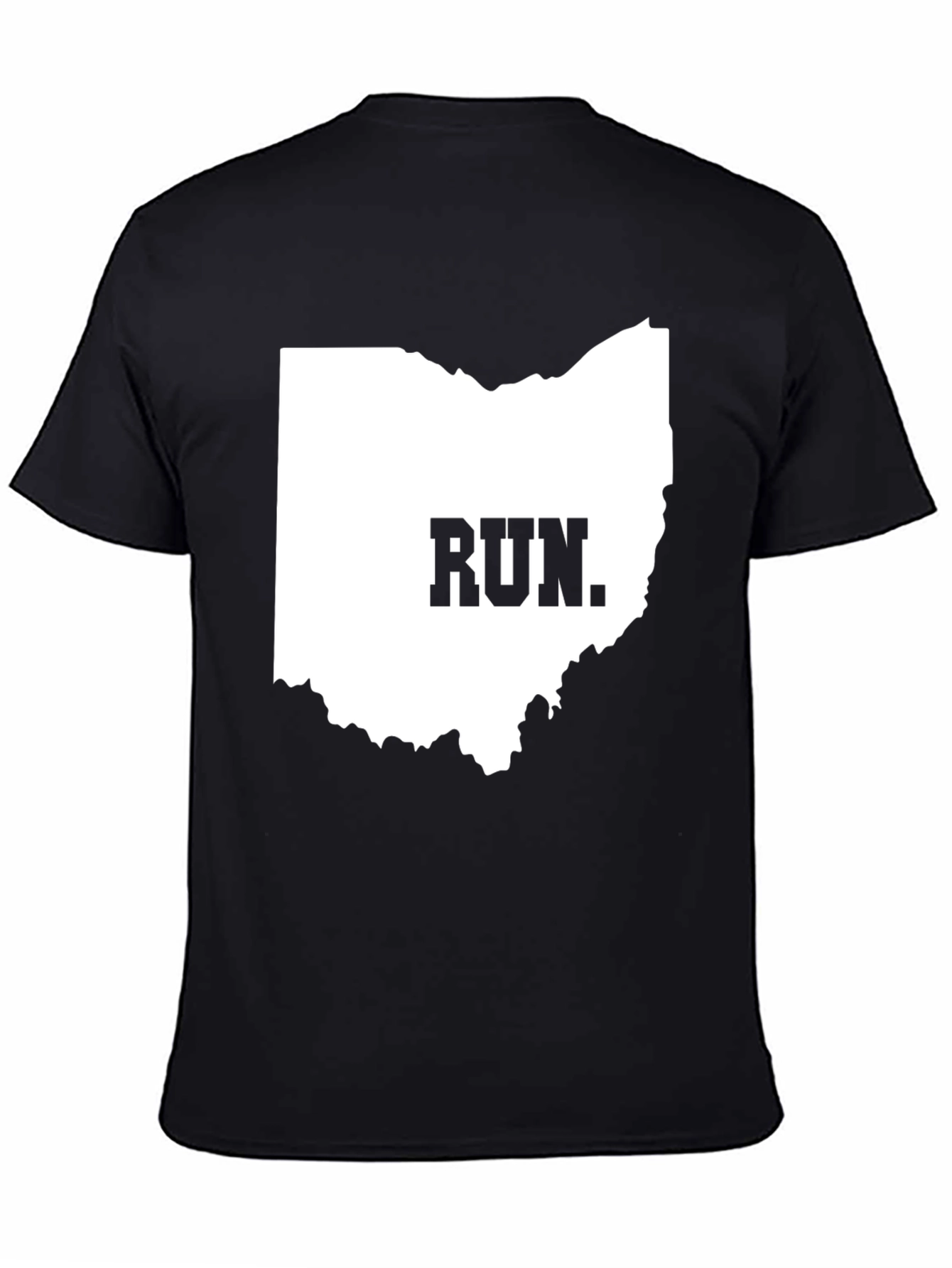 Ohio Run T-Shirt - Black Graphic Tee