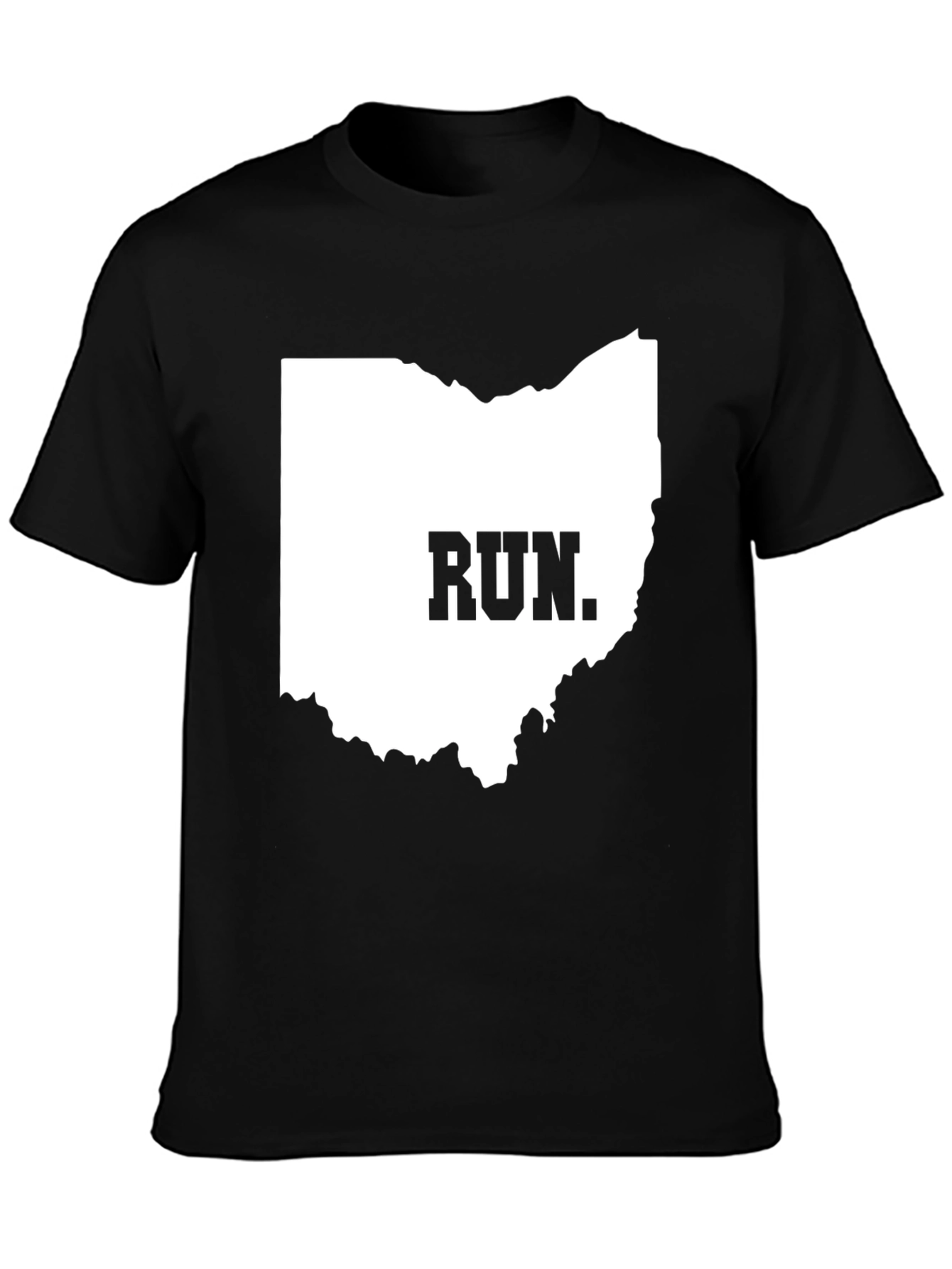 Ohio Run T-Shirt - Black Graphic Tee