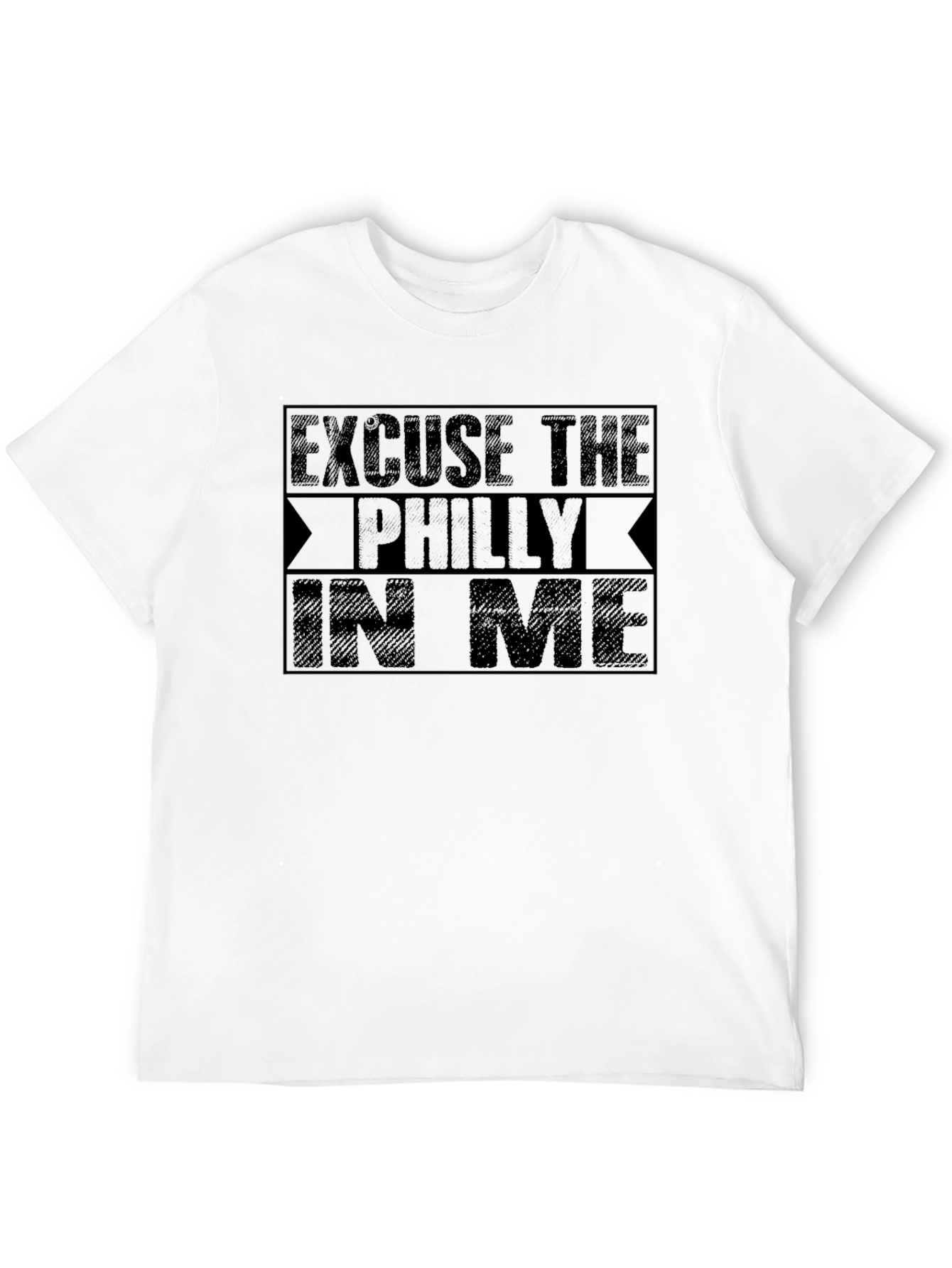 Excuse The Philly In Me Black T-Shirt