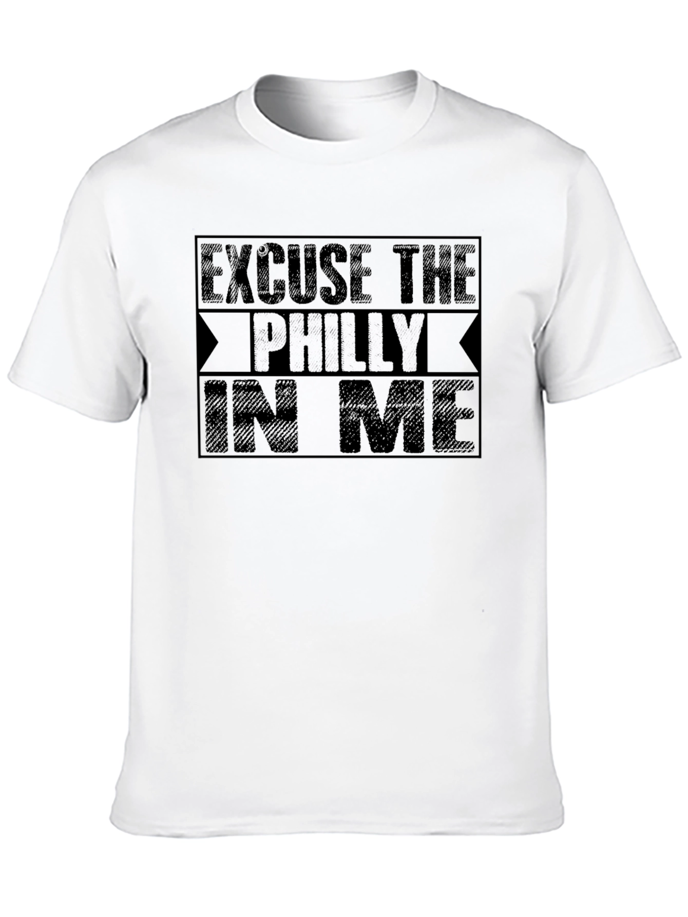 Excuse The Philly In Me Black T-Shirt