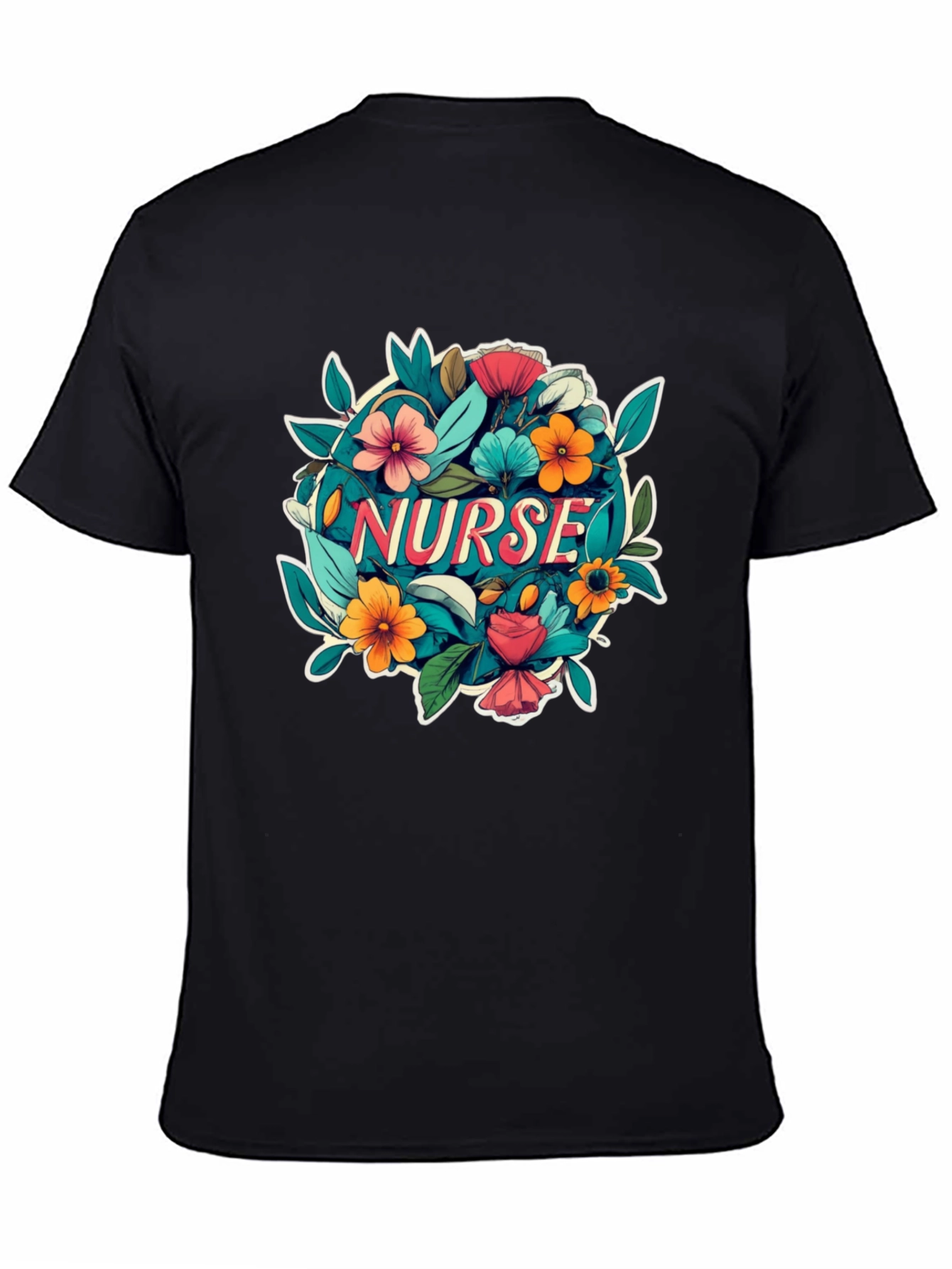 Nurse Floral T-Shirt - Gift for Nurses