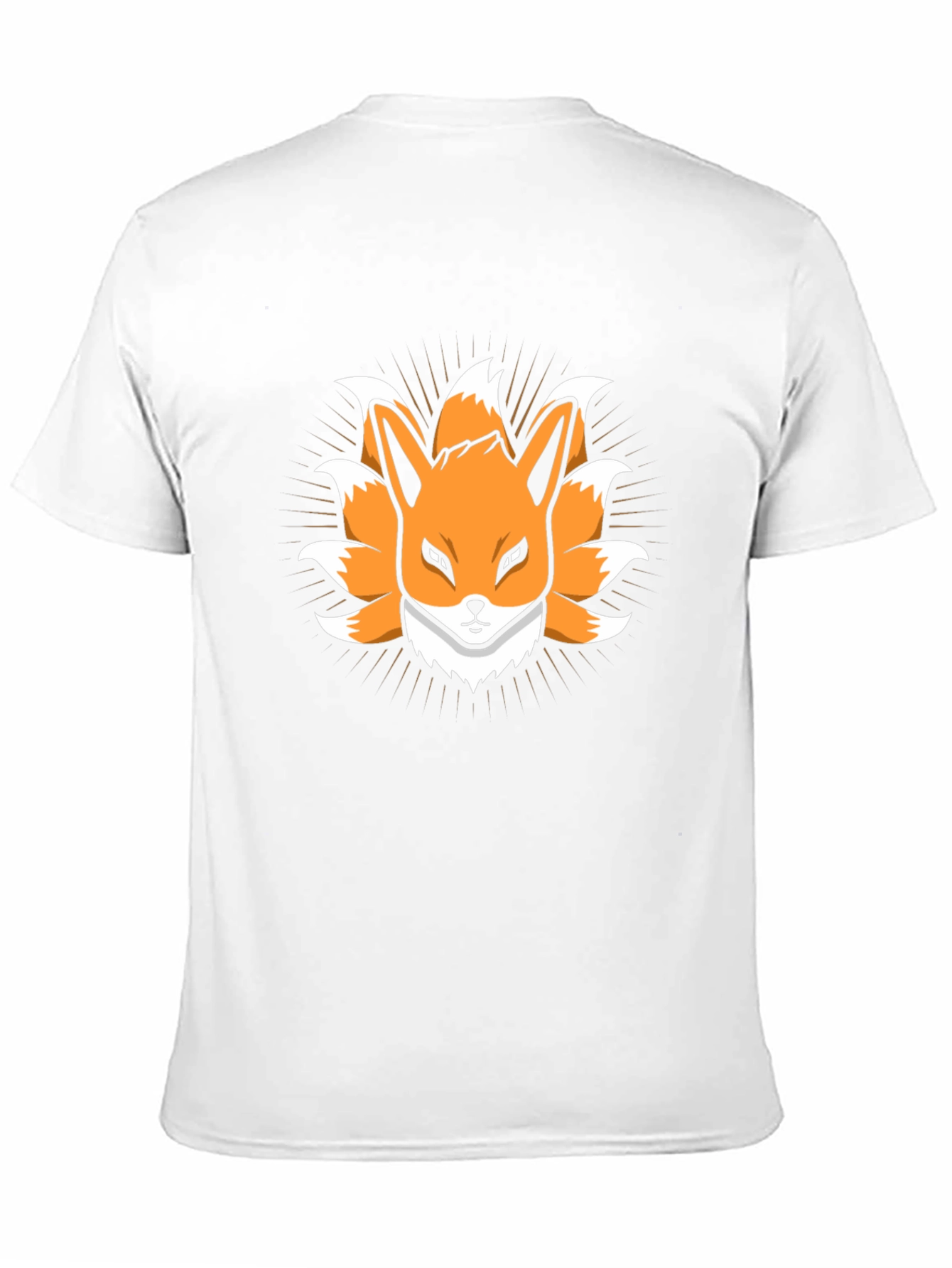 Nine-Tailed Fox Graphic Tee - Anime Style
