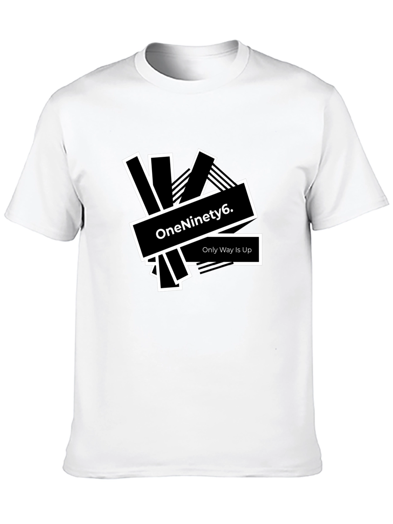 OneNinety6 Graphic Tee - Stylish Black Cotton T-Shirt