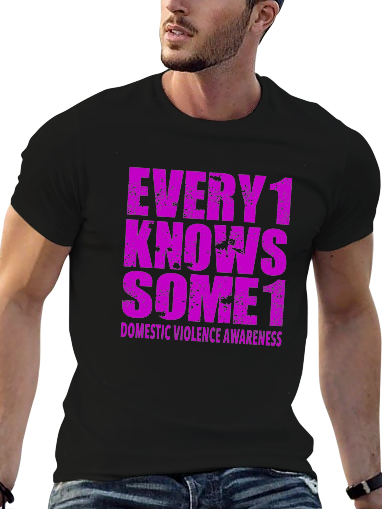 Every1 Knows Some1 Domestic Violence Awareness T-Shirt