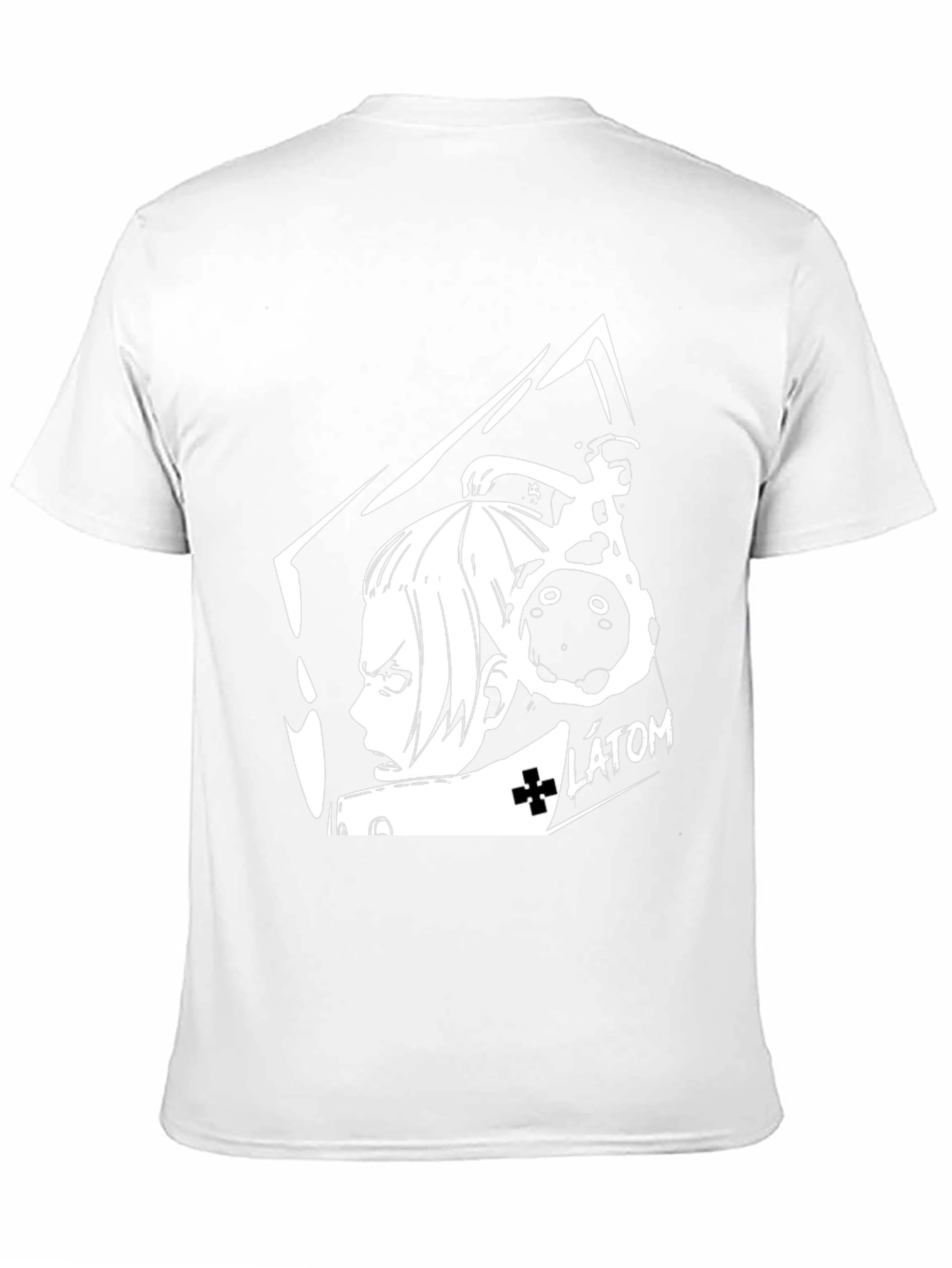 Anime Inspired Black Graphic Tee