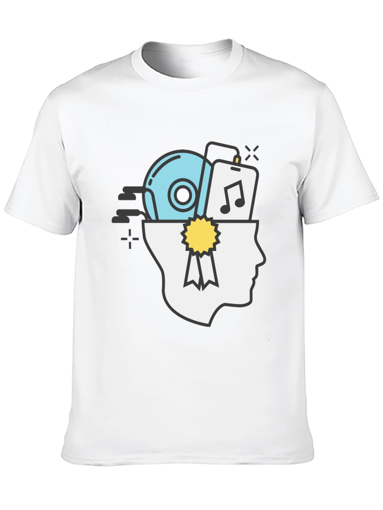Creative Mind T-Shirt - Music Lover Design