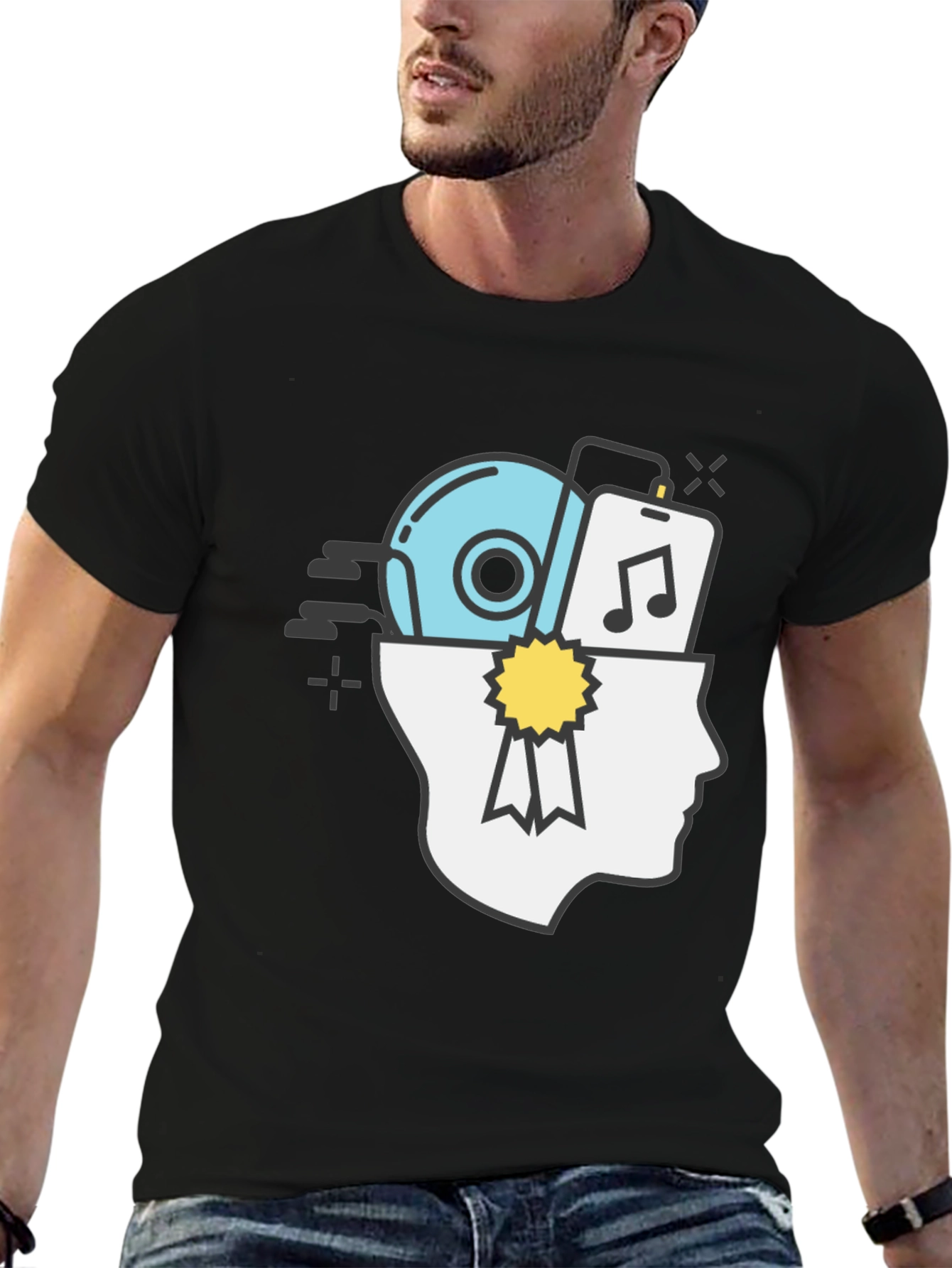 Creative Mind T-Shirt - Music Lover Design
