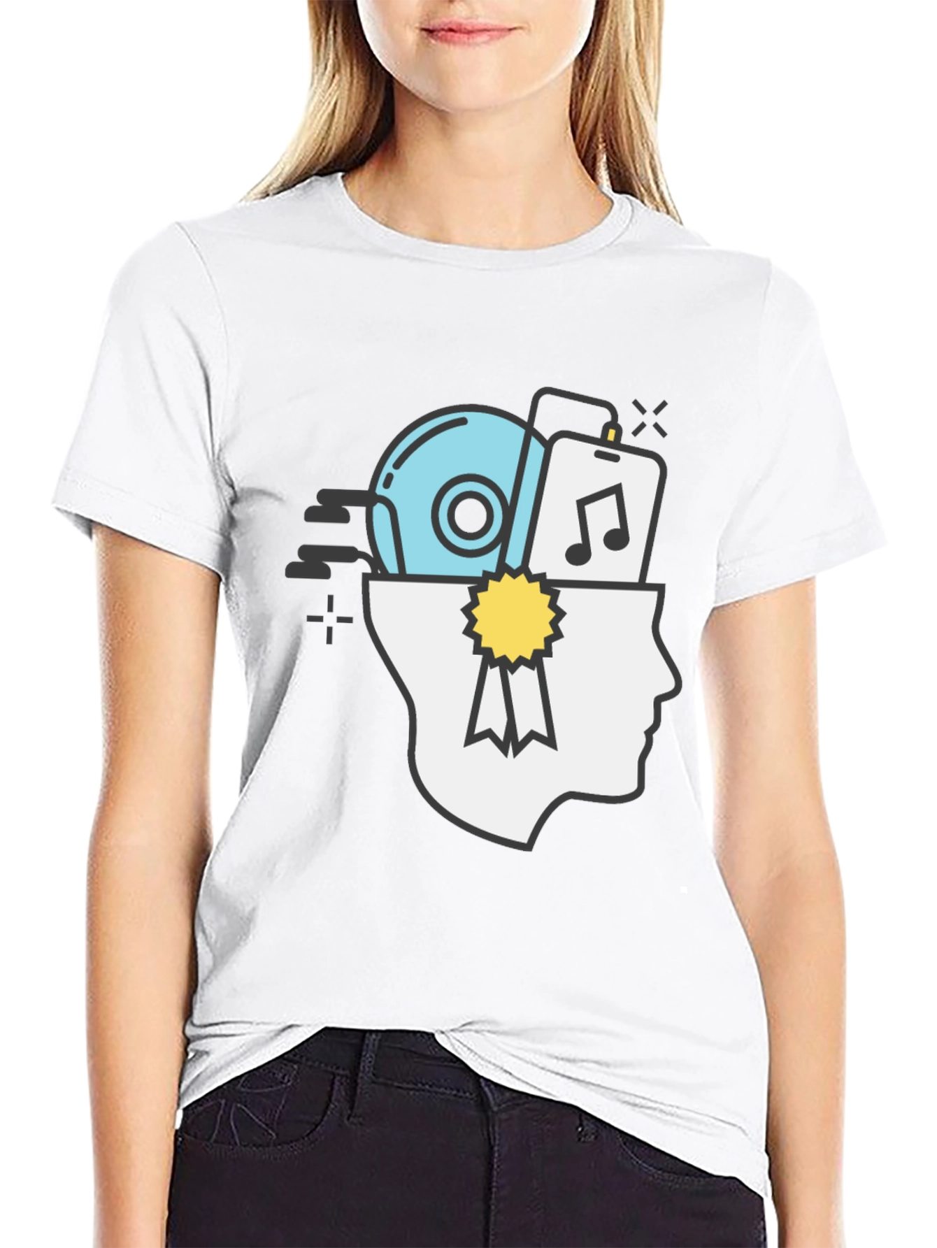 Creative Mind T-Shirt - Music Lover Design