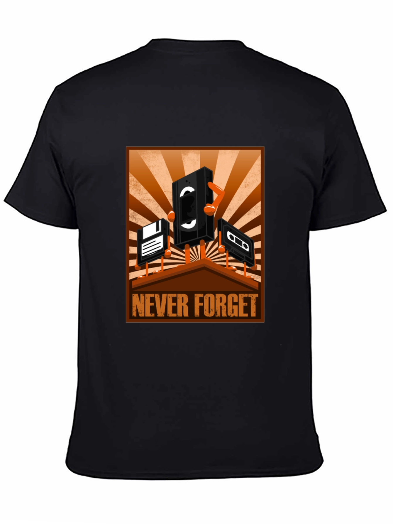 Retro Media T-Shirt - Never Forget