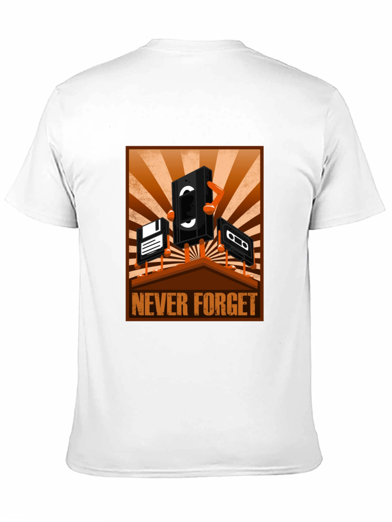 Retro Media T-Shirt - Never Forget