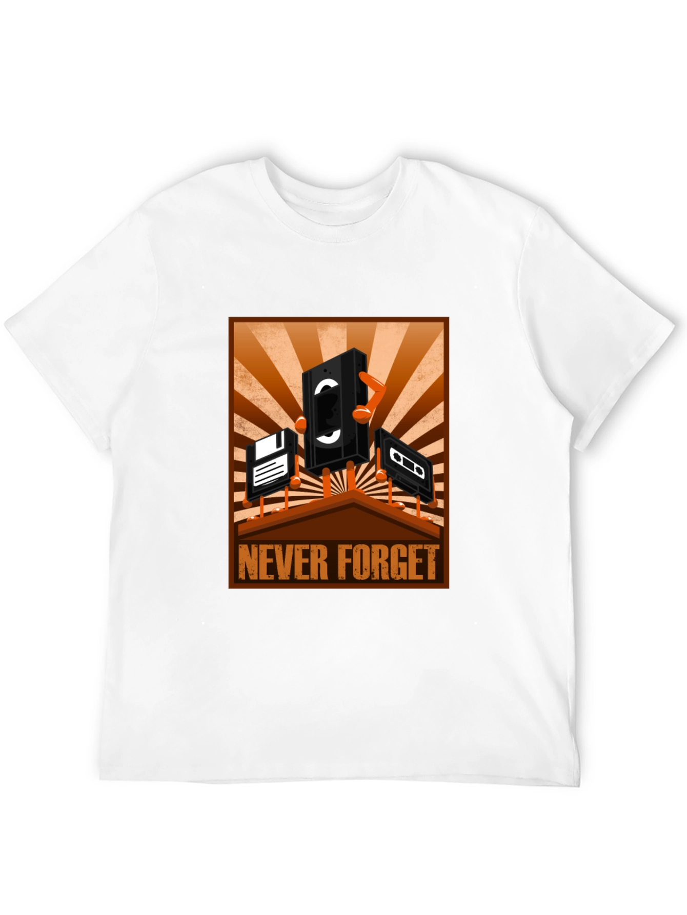 Retro Media T-Shirt - Never Forget