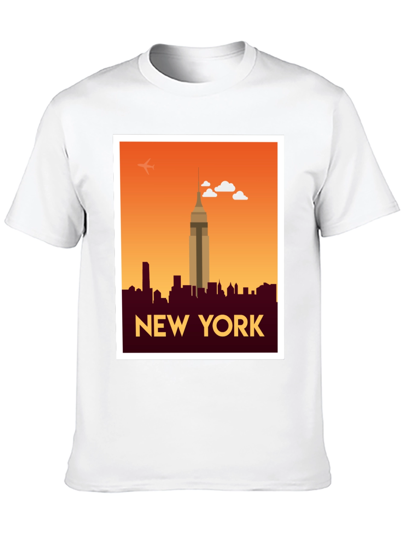 New York Skyline Graphic T-Shirt