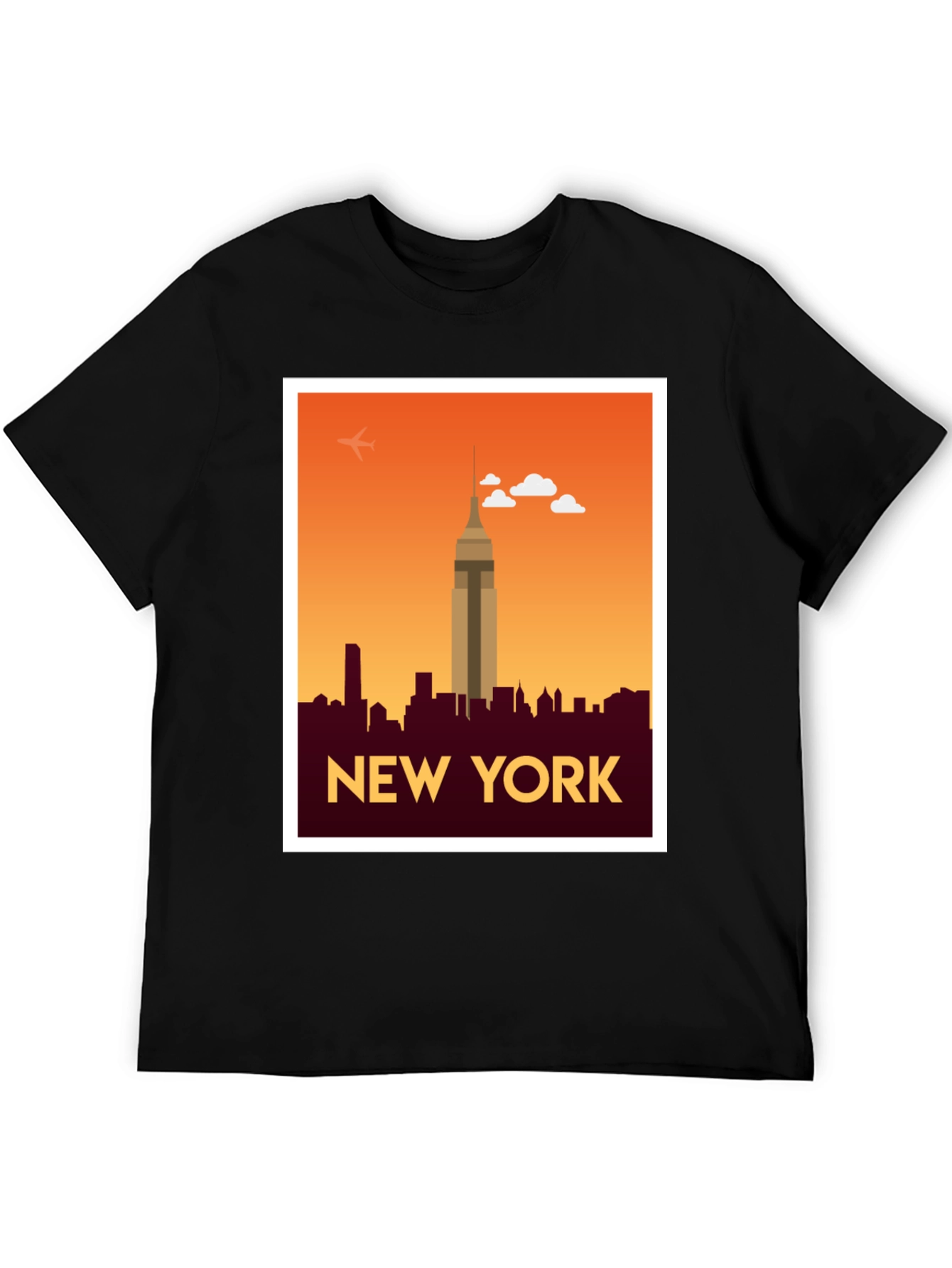New York Skyline Graphic T-Shirt