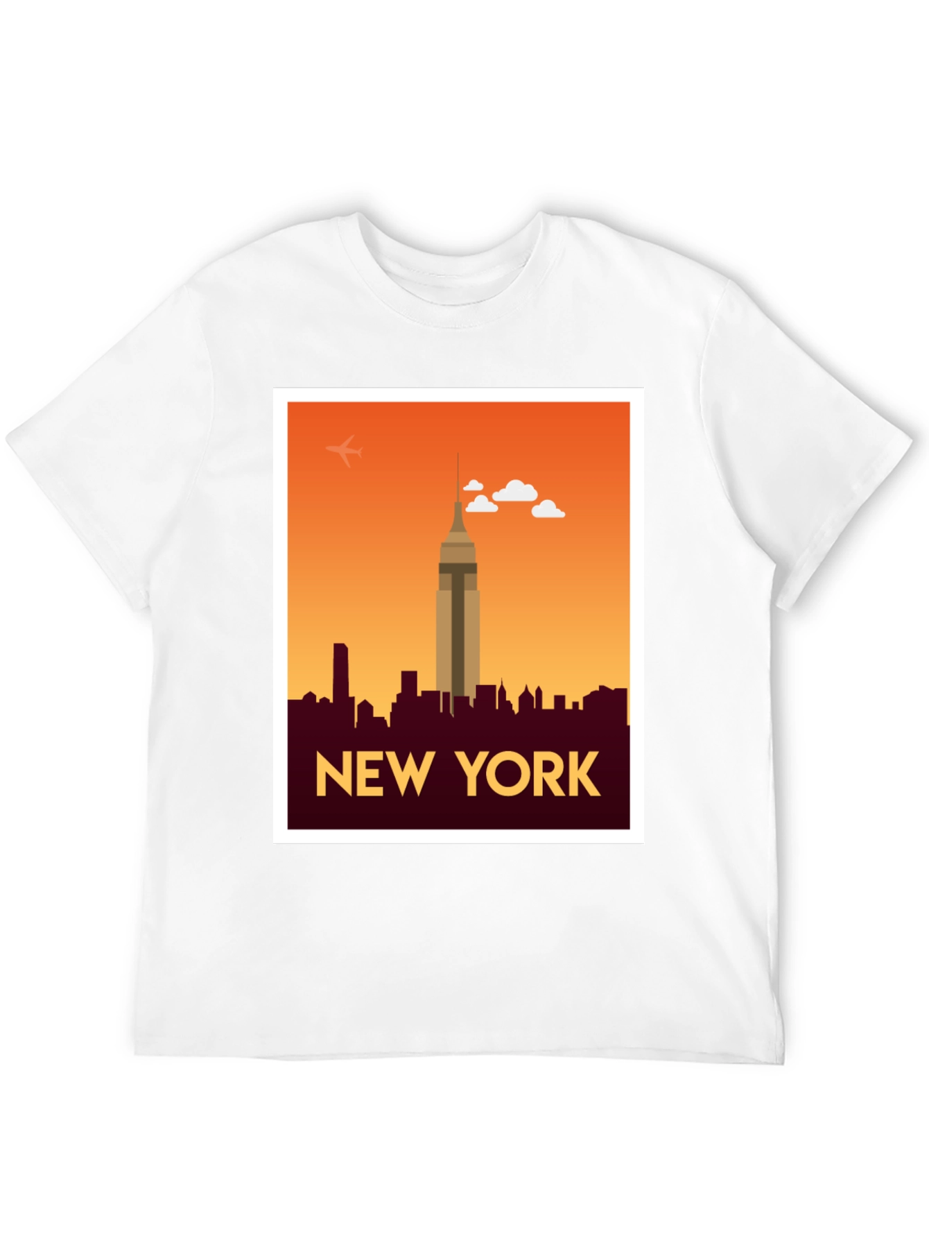 New York Skyline Graphic T-Shirt