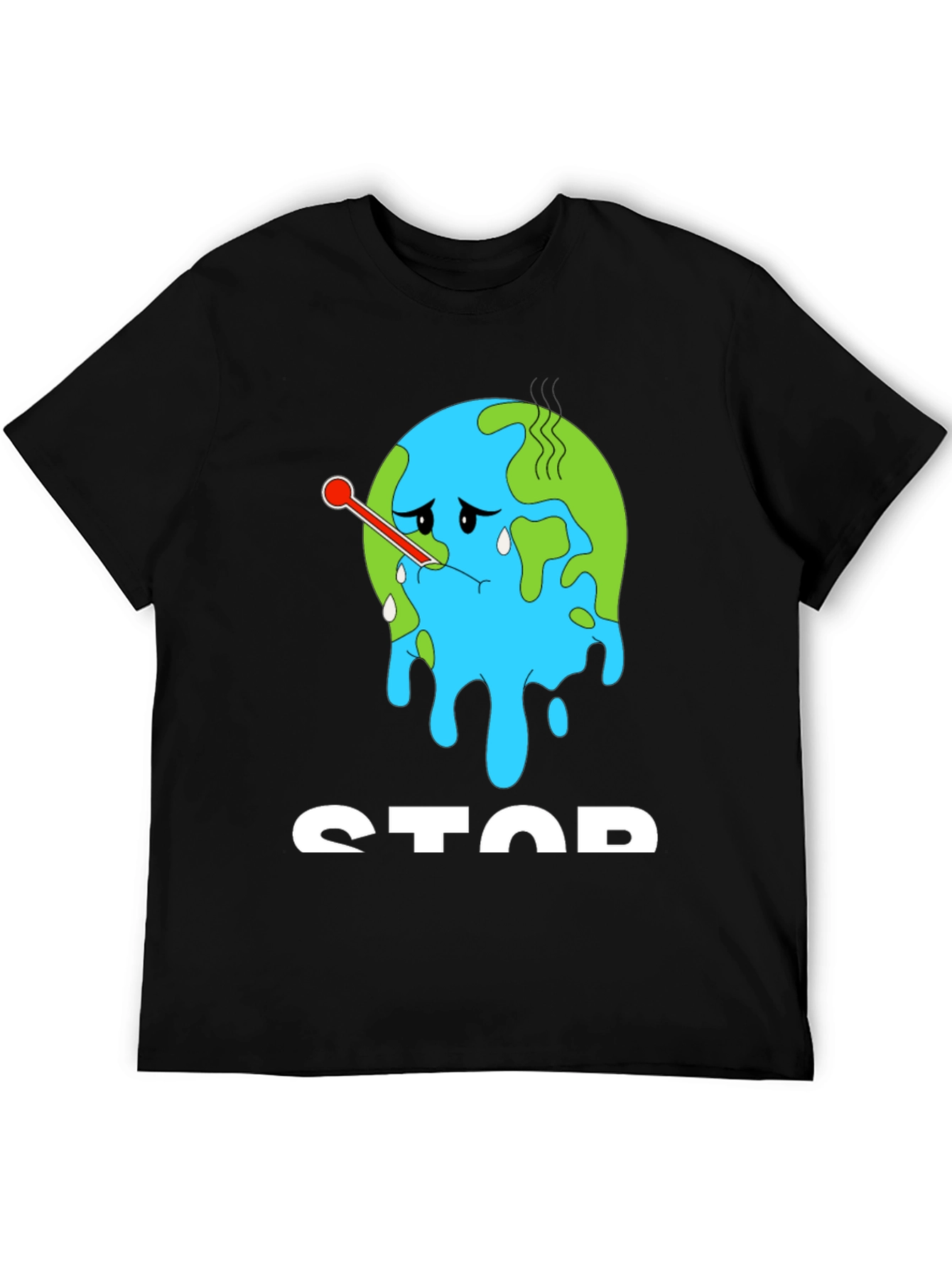 Global Warming Awareness T-Shirt - Stop Earth Design