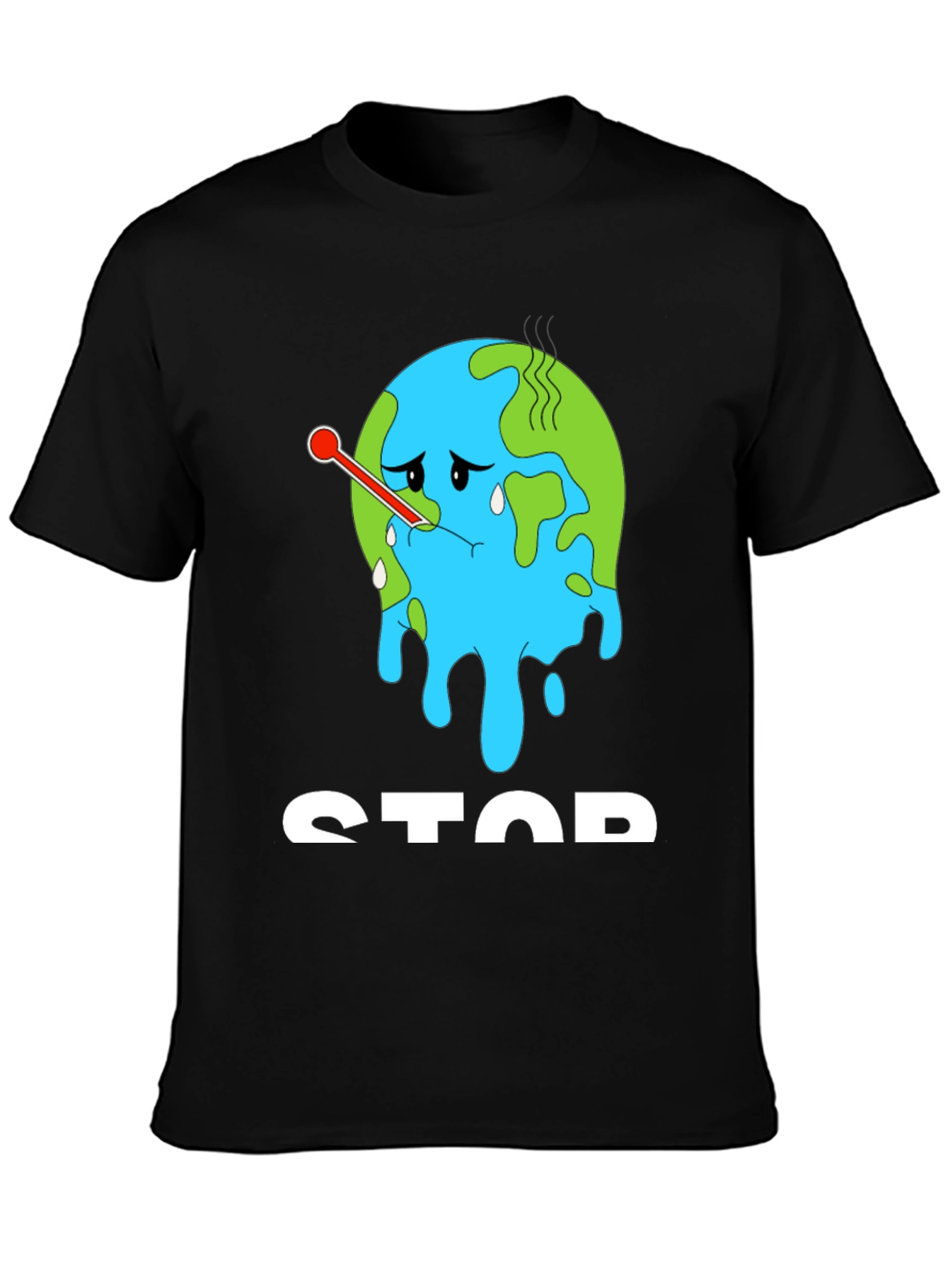 Global Warming Awareness T-Shirt - Stop Earth Design