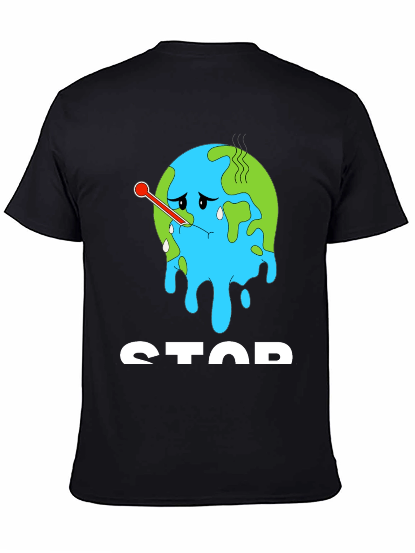 Global Warming Awareness T-Shirt - Stop Earth Design