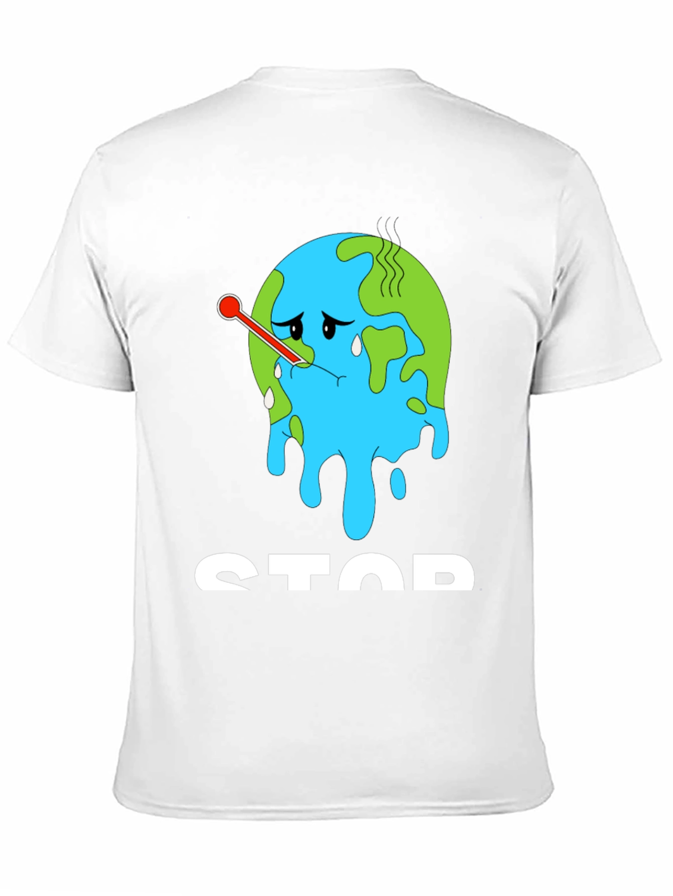 Global Warming Awareness T-Shirt - Stop Earth Design