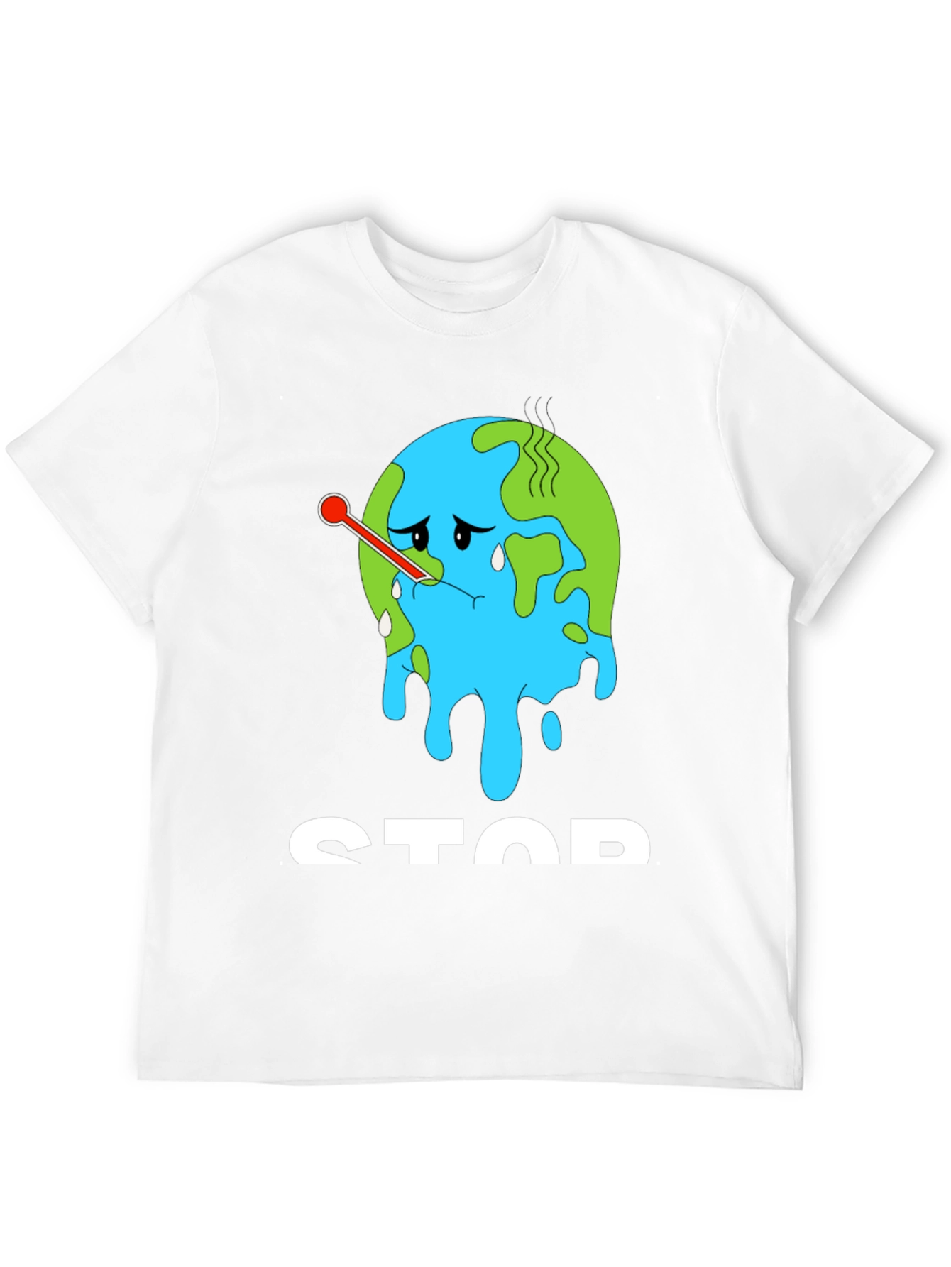 Global Warming Awareness T-Shirt - Stop Earth Design