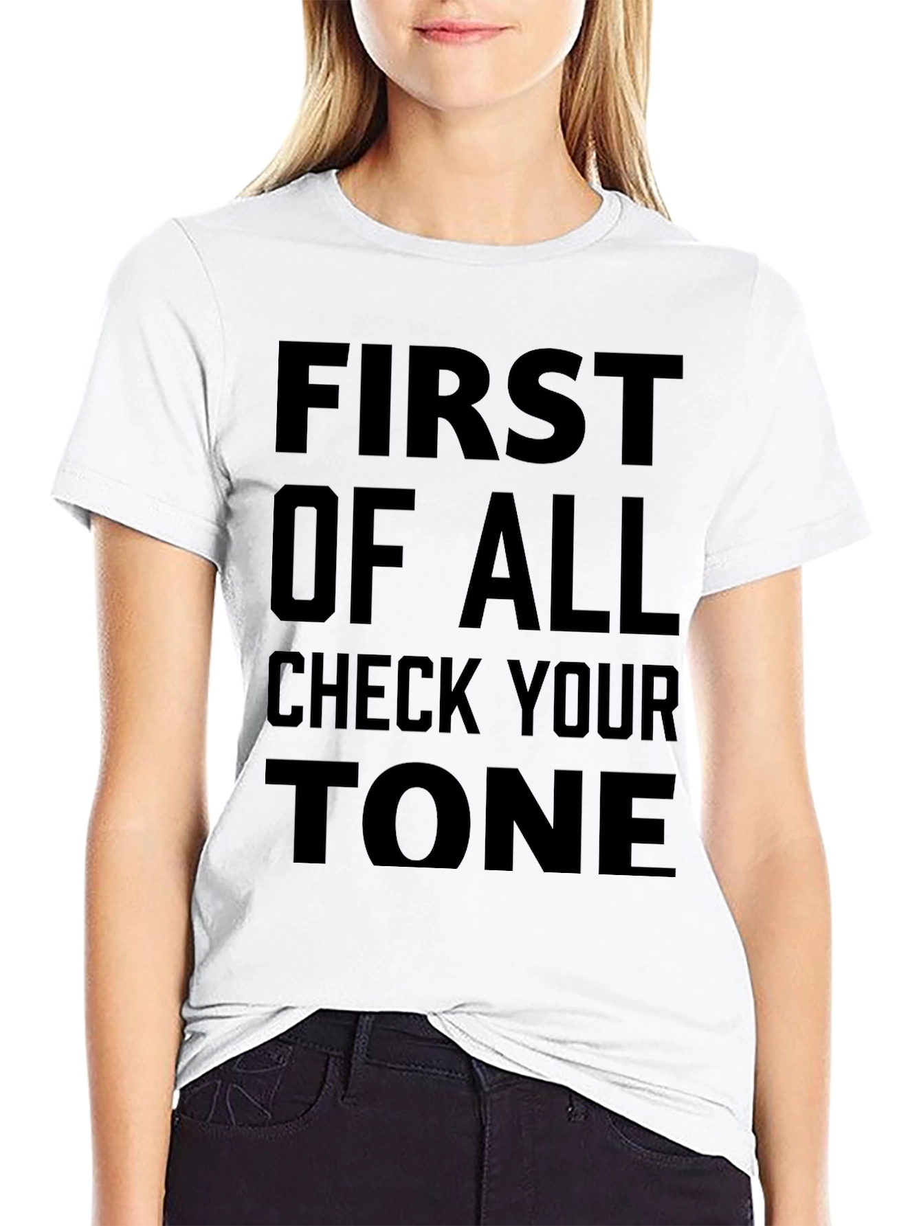 Check Your Tone T-Shirt - Bold Statement Tee
