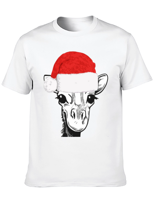 Christmas Giraffe T-Shirt