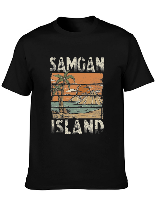 Samoan Island T-Shirt - Tropical Vacation Souvenir Tee