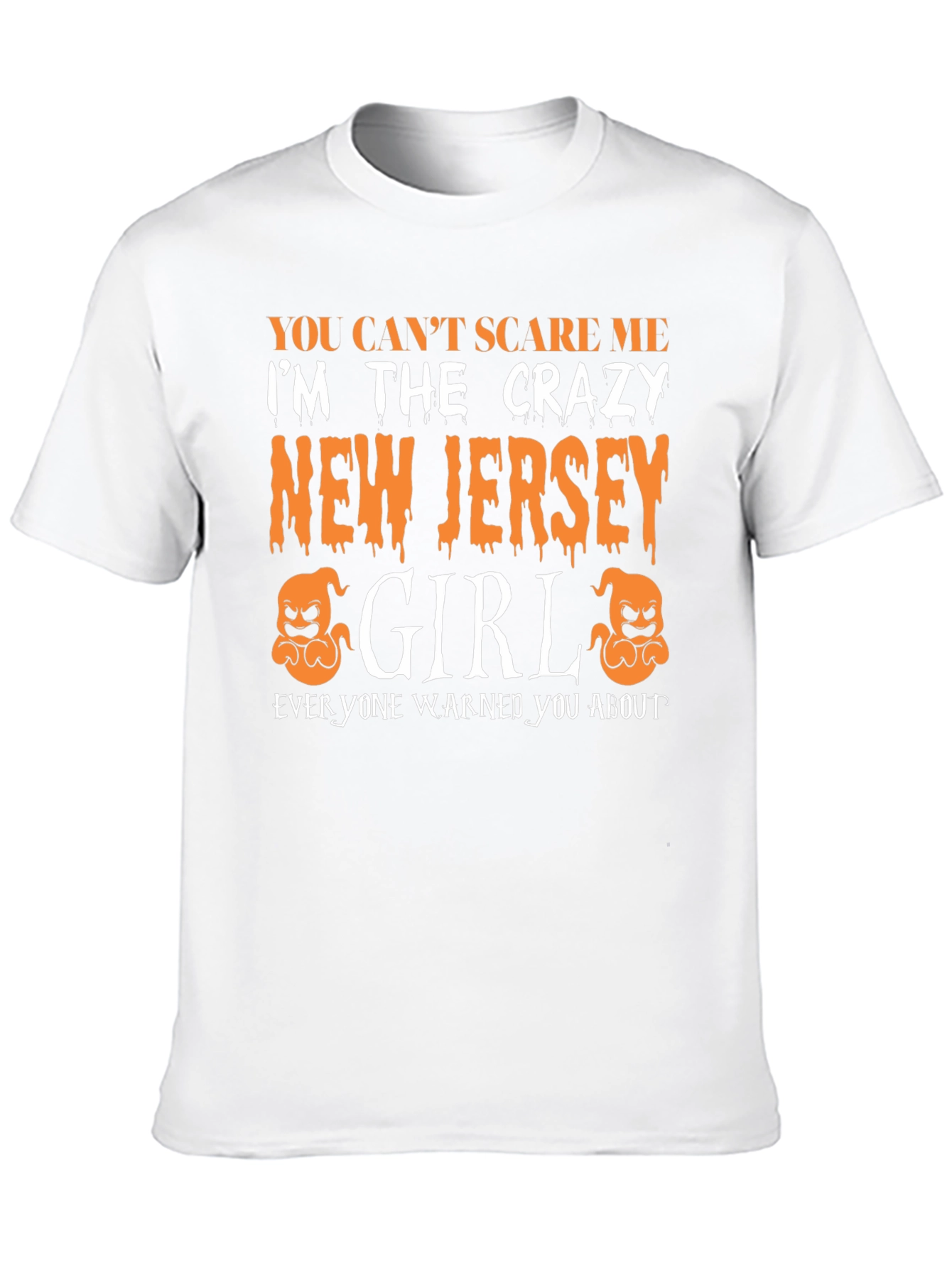 Crazy New Jersey Girl Halloween T-Shirt