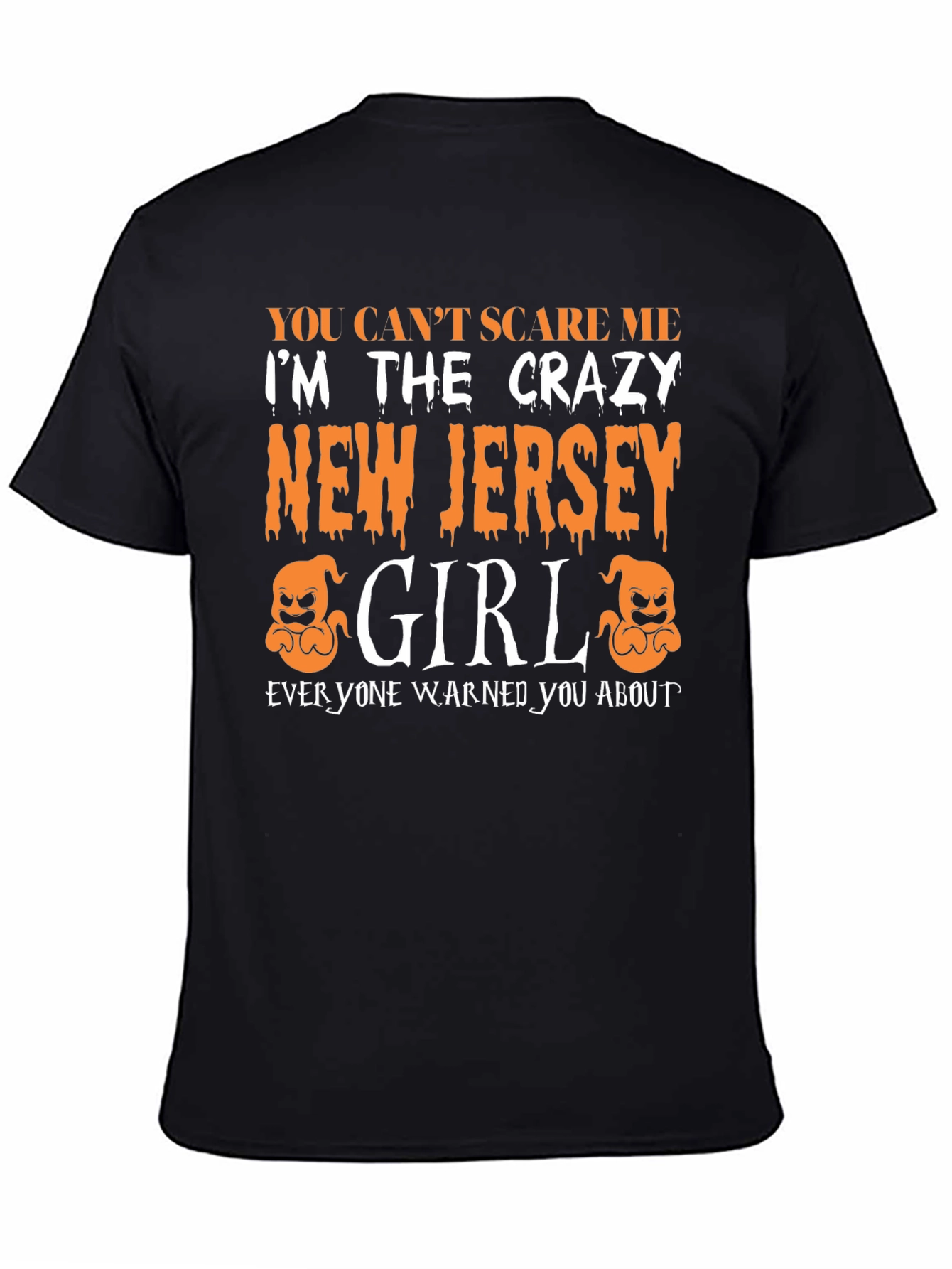 Crazy New Jersey Girl Halloween T-Shirt