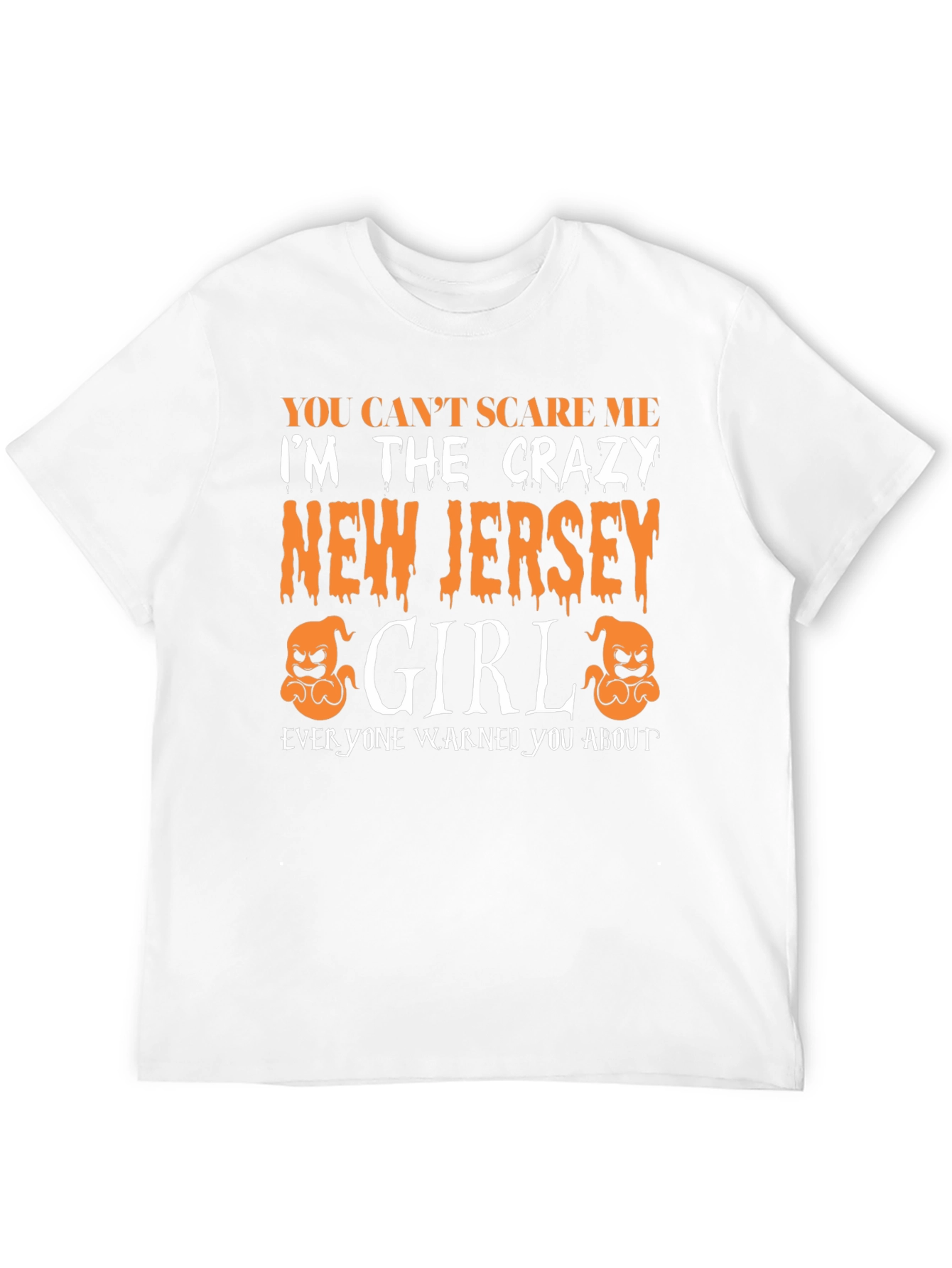 Crazy New Jersey Girl Halloween T-Shirt