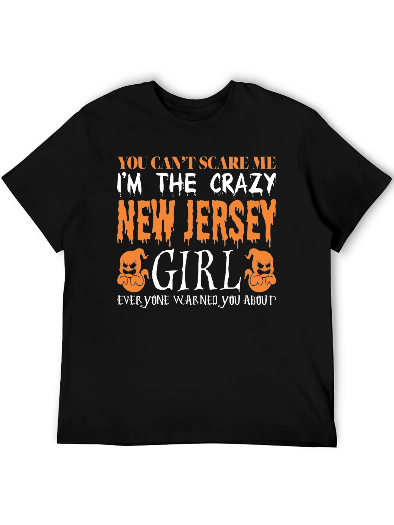 Crazy New Jersey Girl Halloween T-Shirt