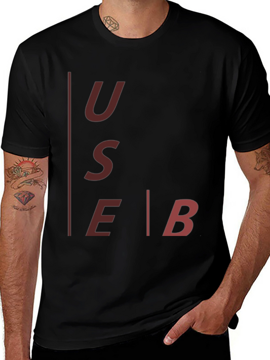 Use Black Graphic Tee