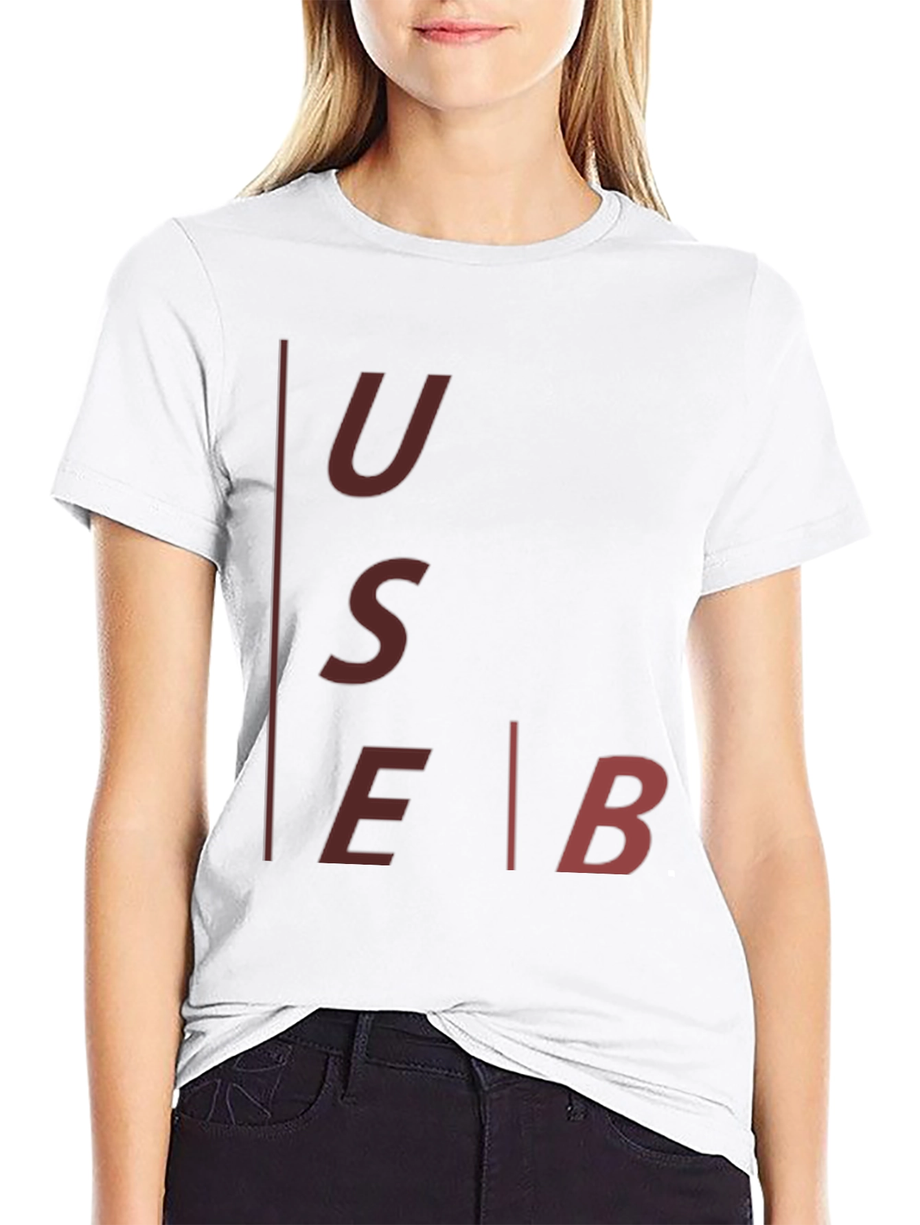 Use Black Graphic Tee