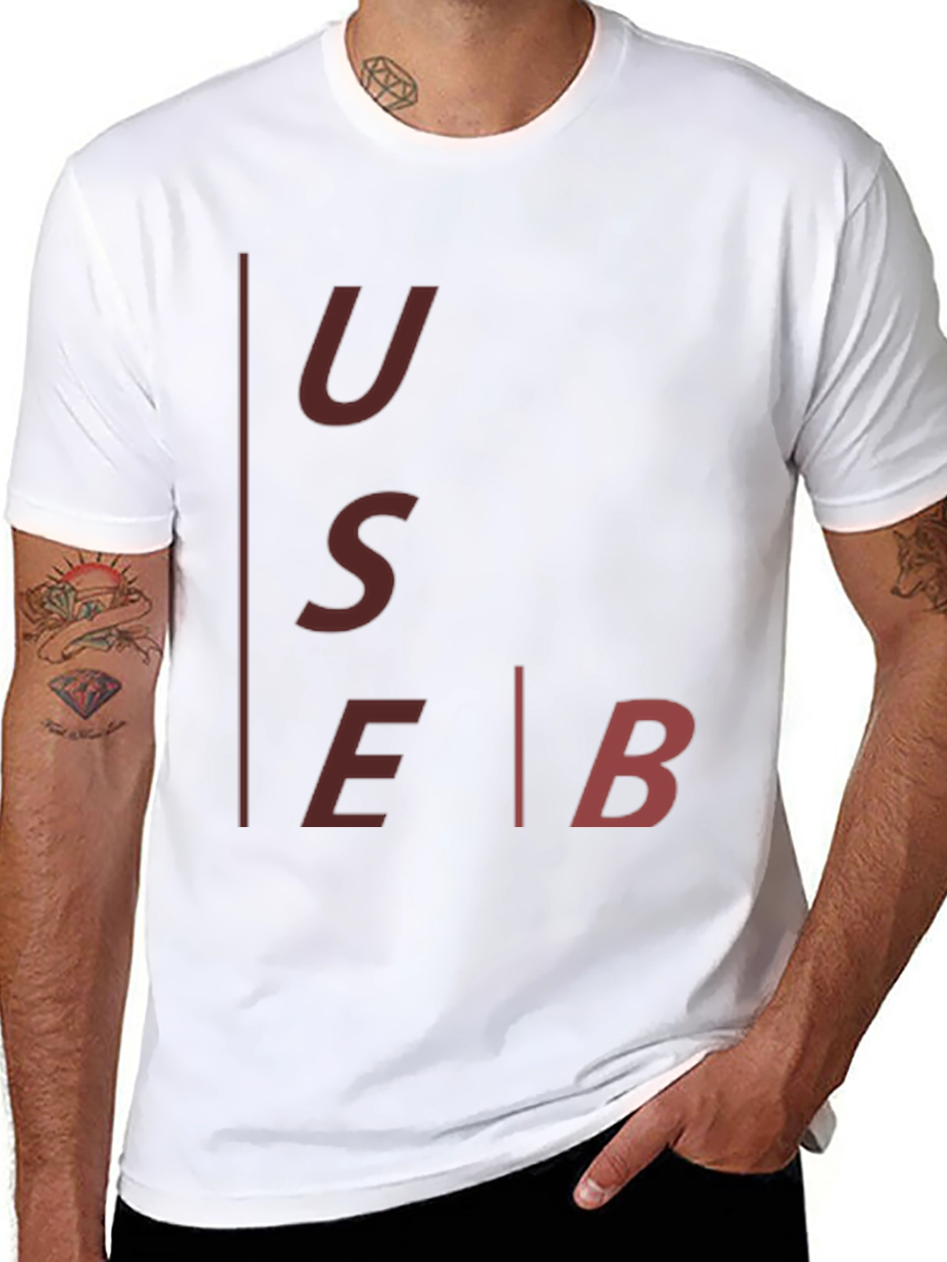 Use Black Graphic Tee