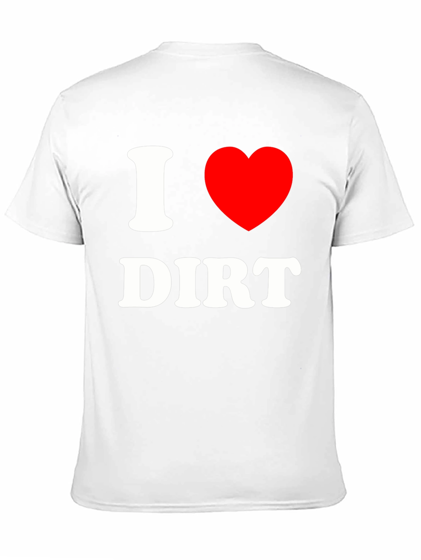 I Heart Dirt T-Shirt - Black Cotton Blend